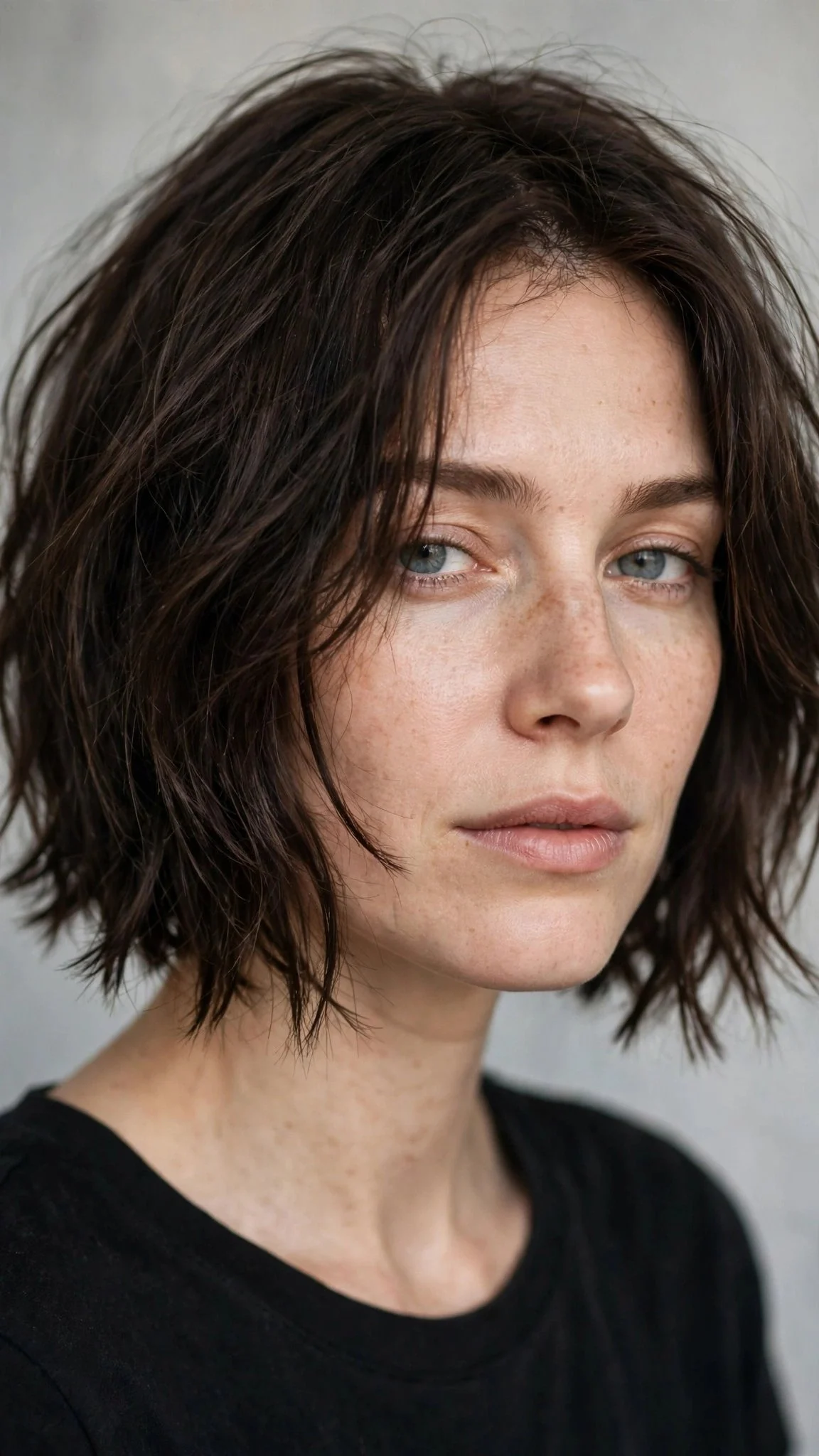 The Classic Choppy Chin-Length Bob