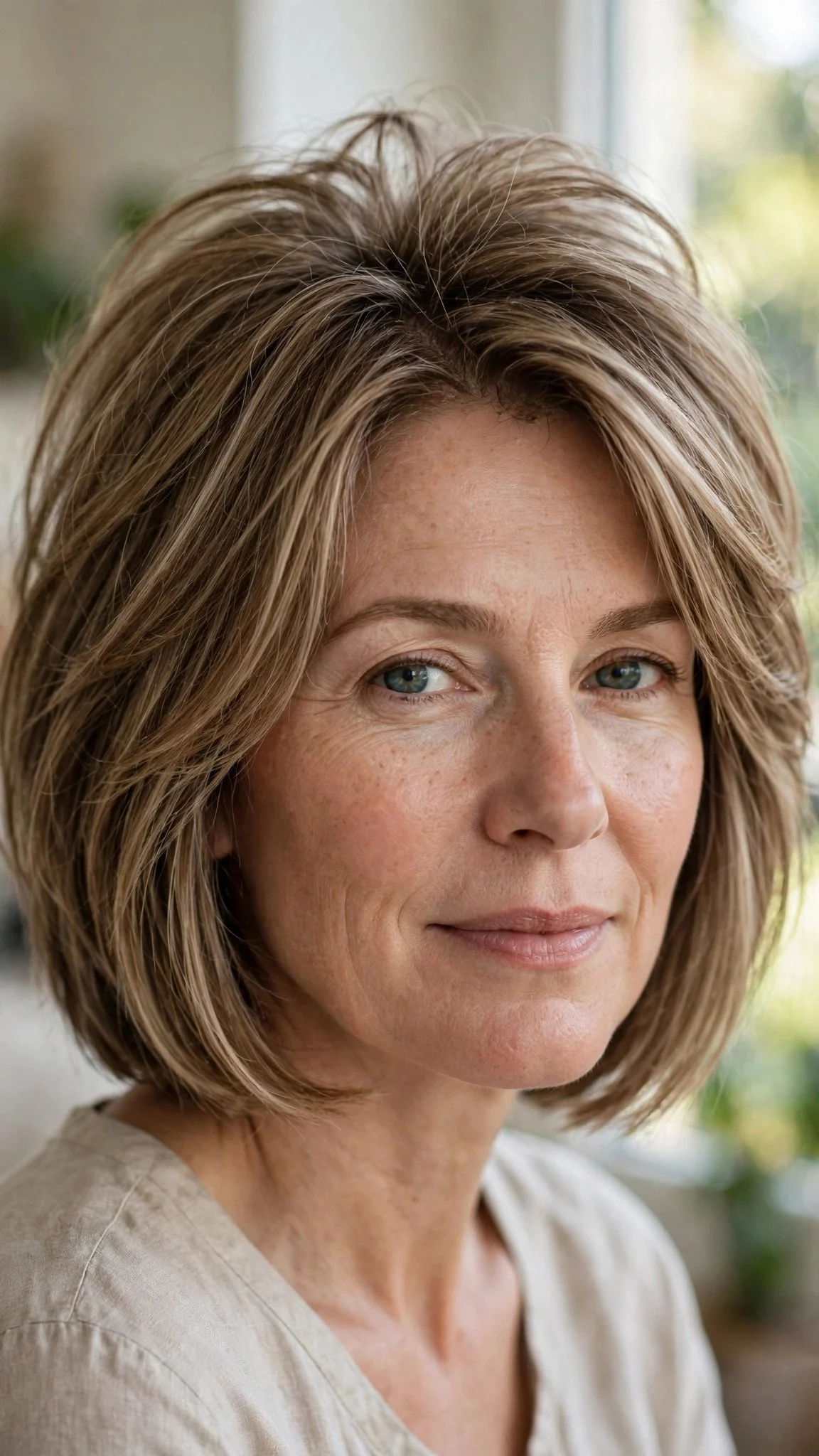 The Layered Chin-Length Bob