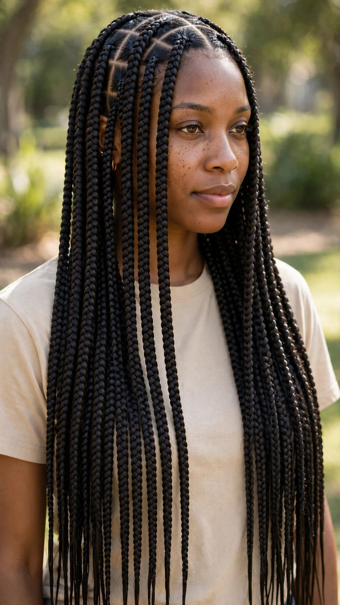 Classic Waist-Length Box Braids