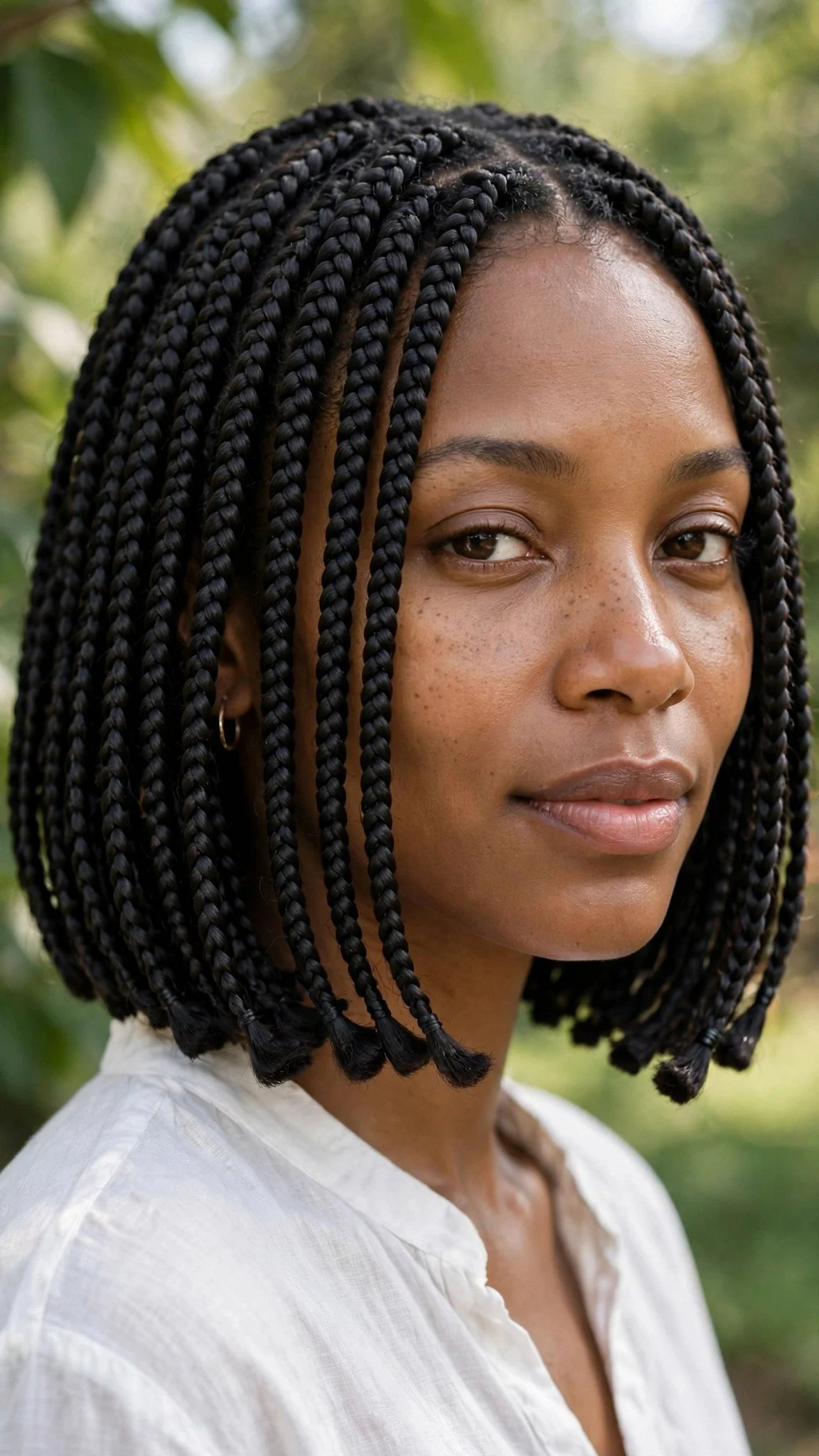 Classic Chin-Length Bob Braids