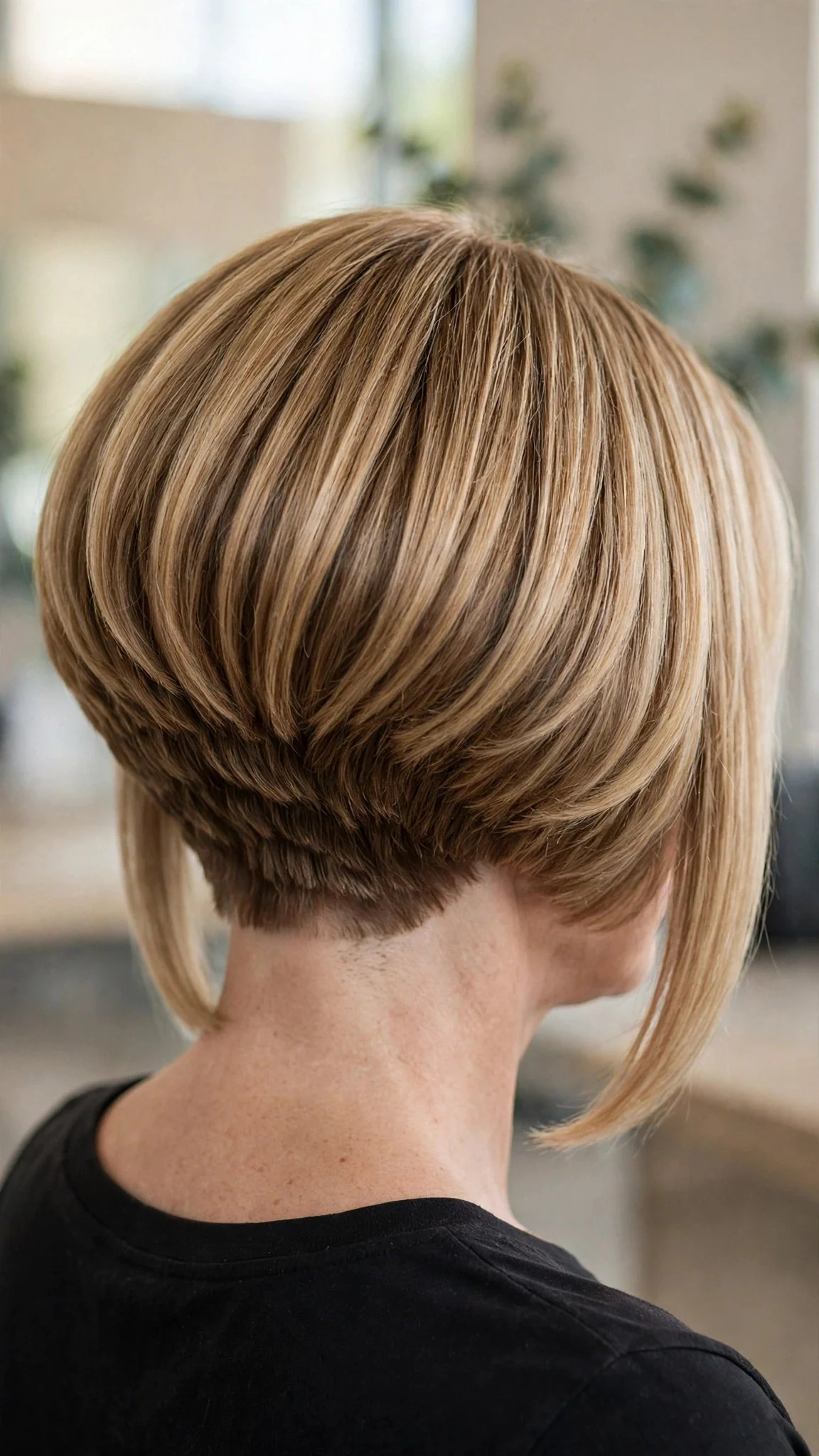 Classic Nape-Stacked Bob