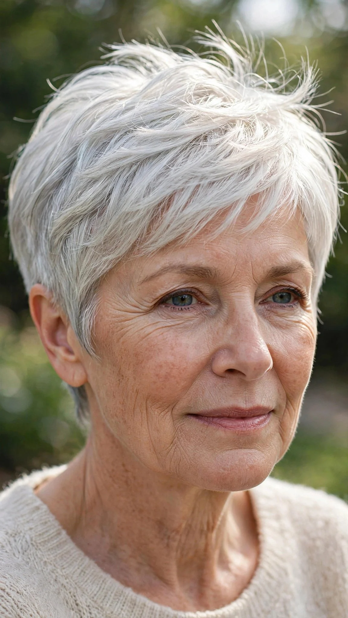 Feathered Silver Pixie