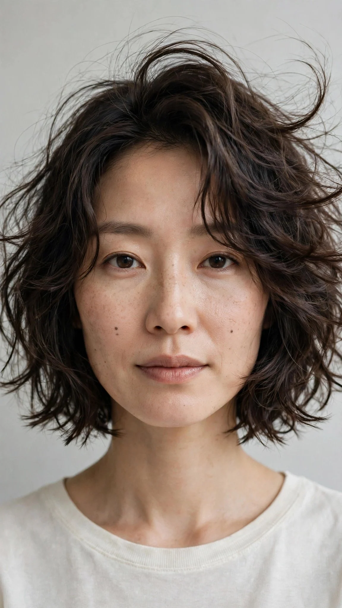 Textured Chin-Length Bob