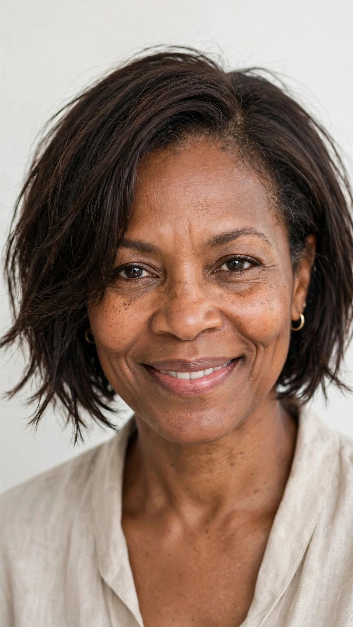 Chin-Length Textured Bob