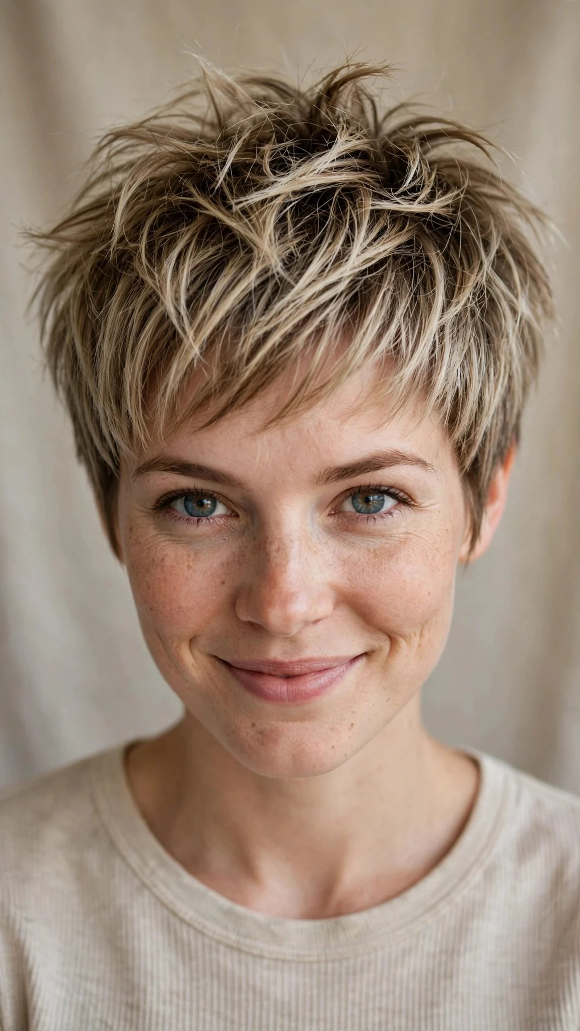 Layered Pixie With Texture