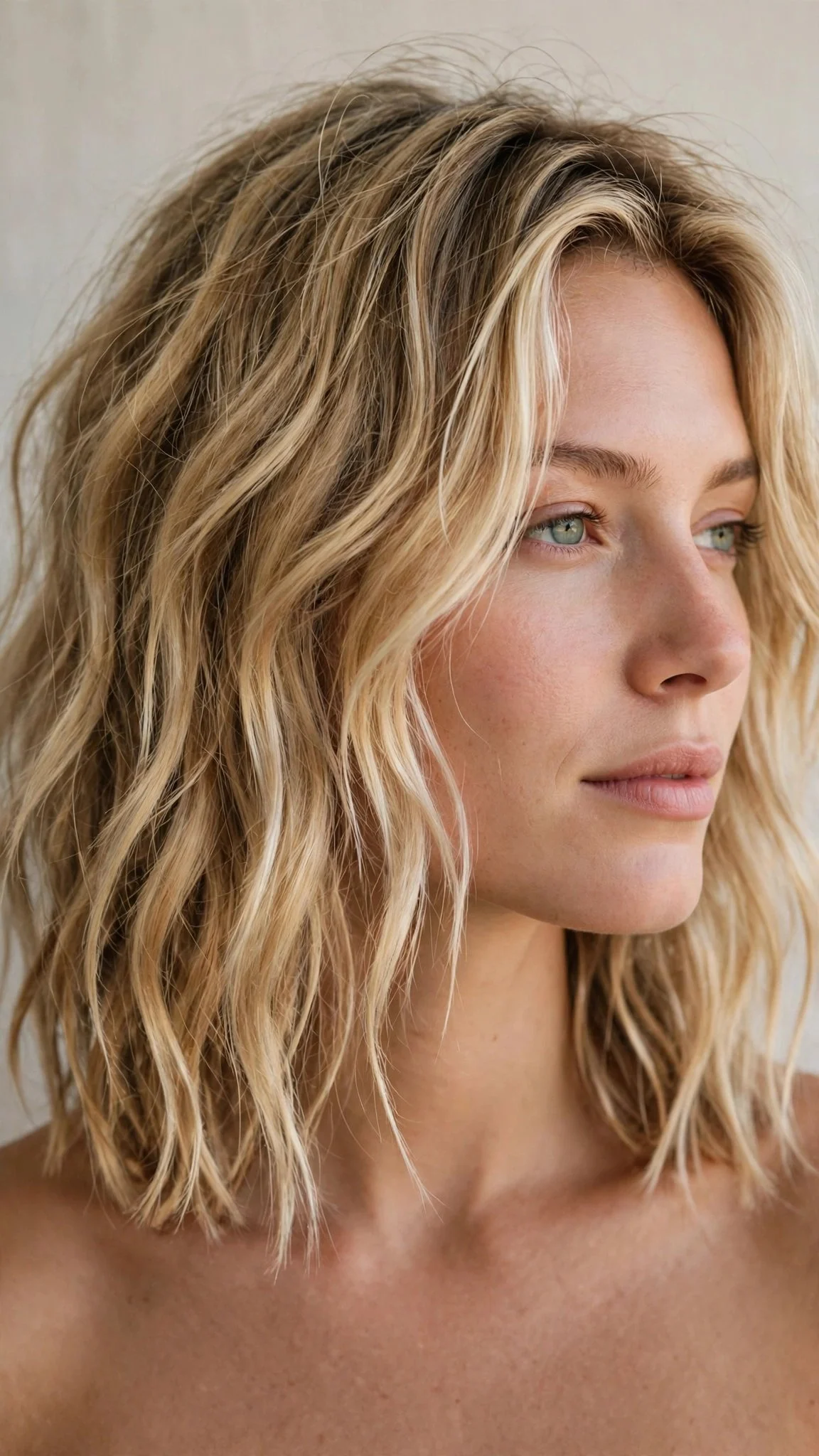 Textured Beachy Waves Lob