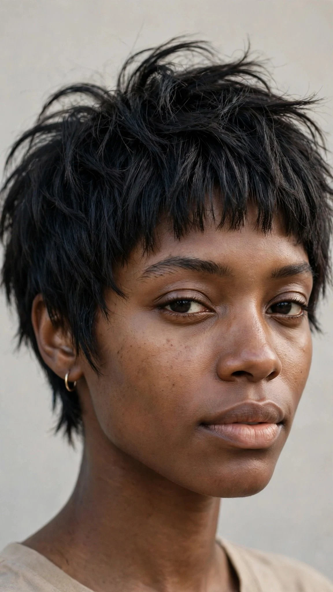 Short Shag with Baby Bangs