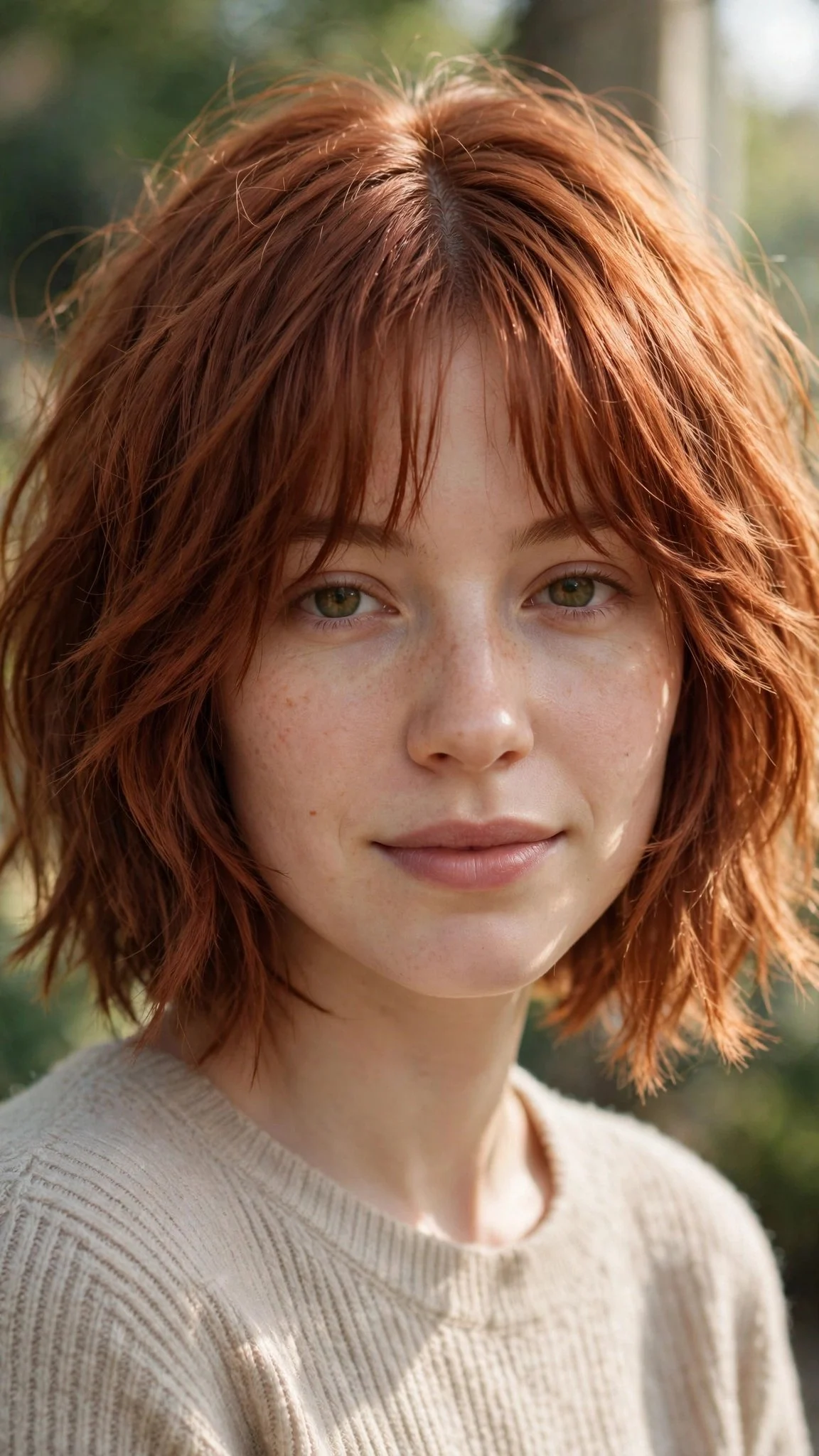 Choppy Bob With Curtain Bangs