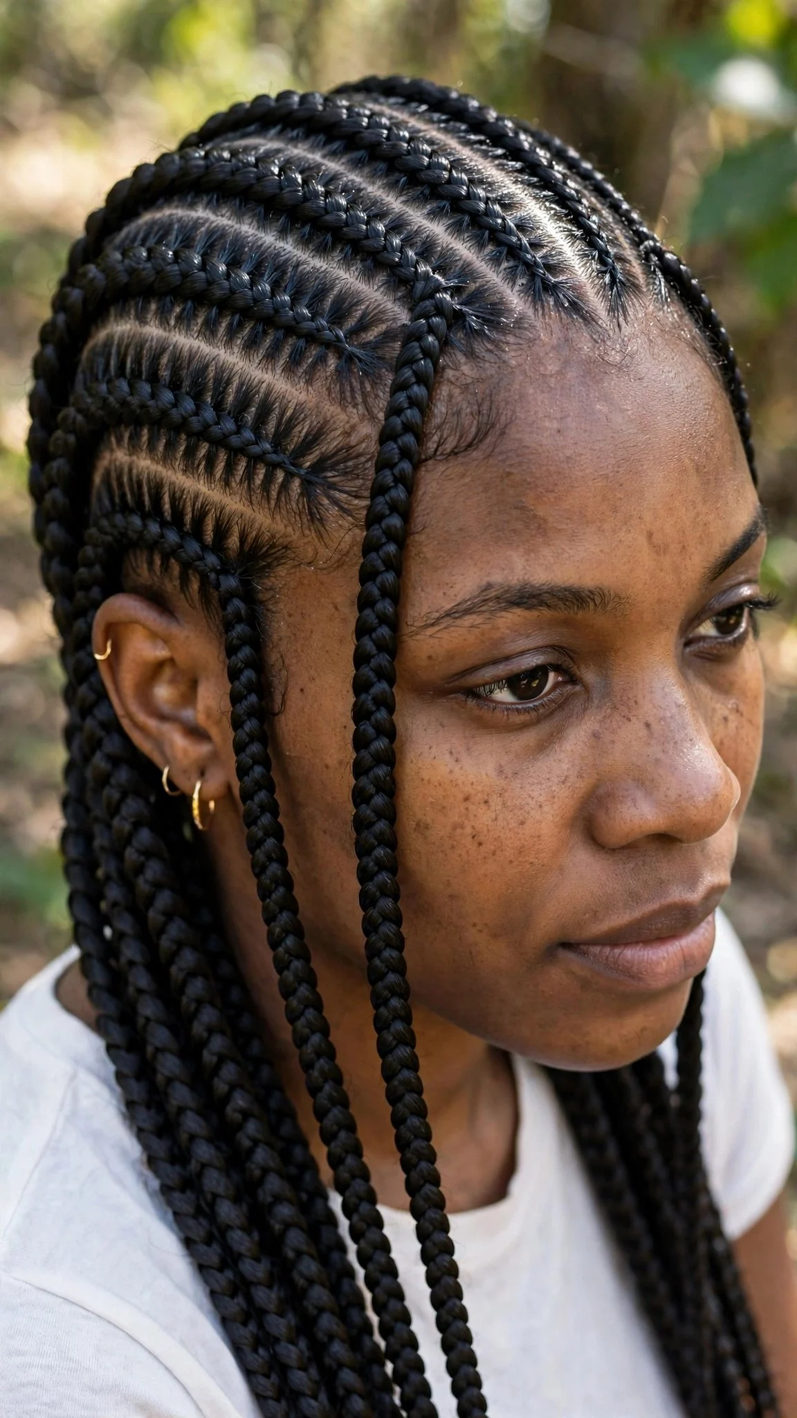 Feed-In Stitch Cornrows