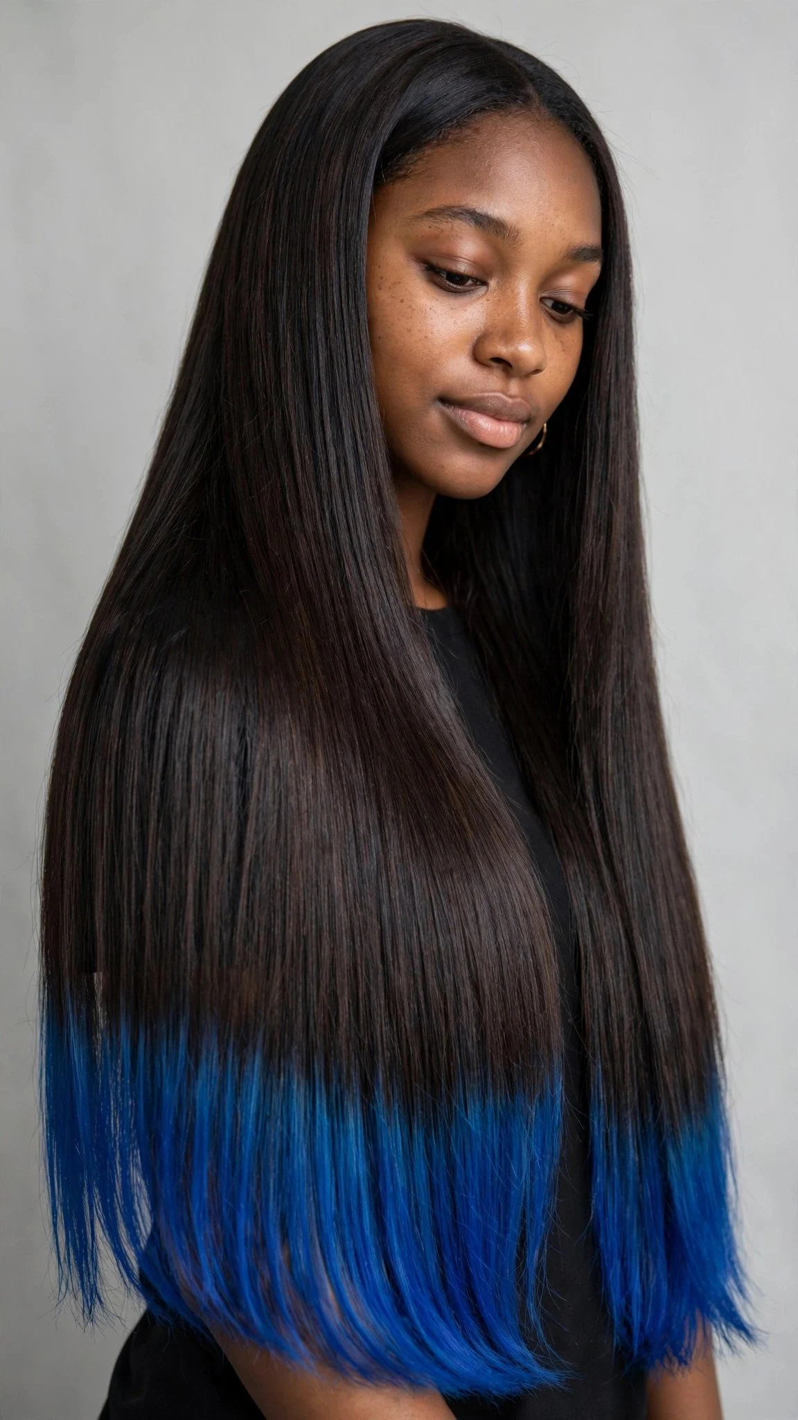 Cobalt Dip-Dye Ends