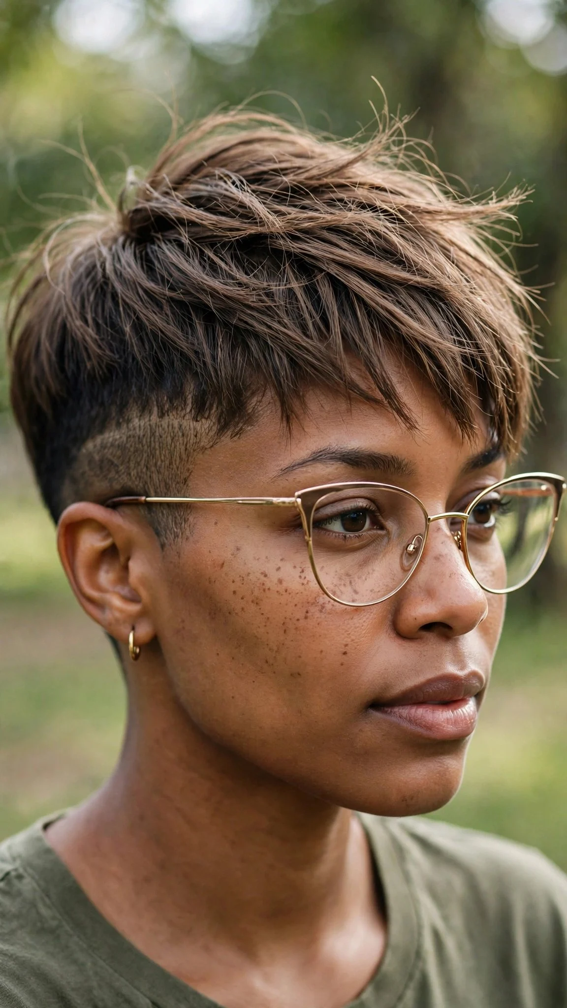 Undercut Pixie with Wispy Fringe