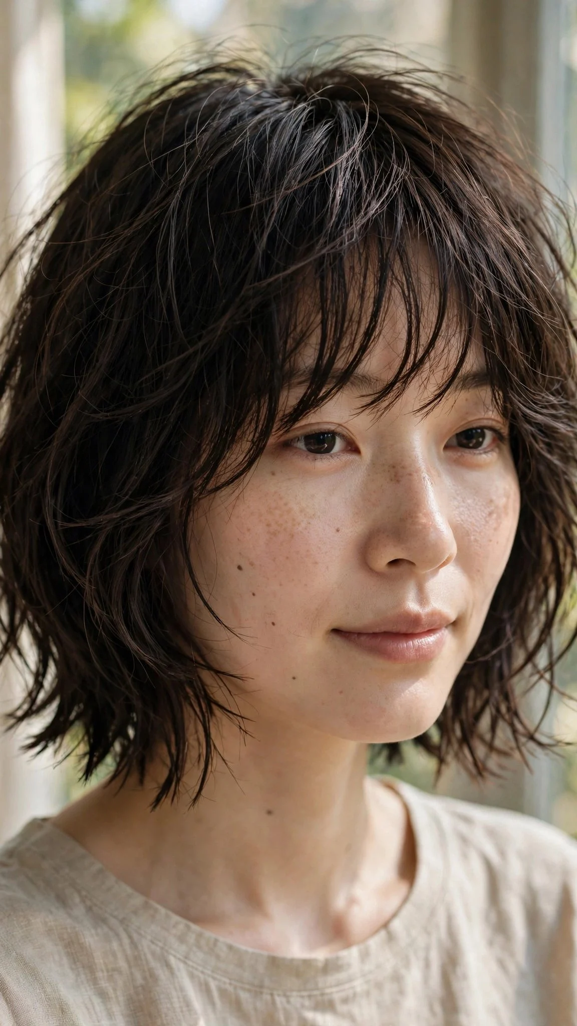 Shaggy Bob With Wispy Fringe