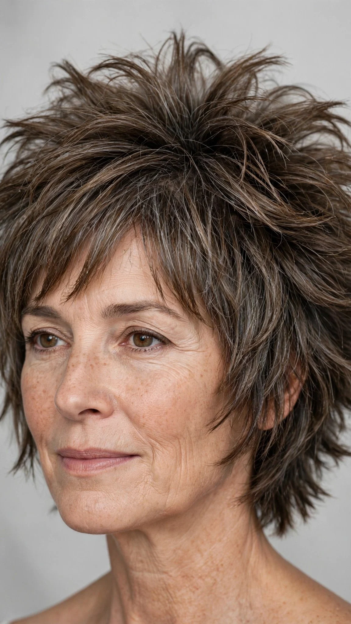Chin-Length Choppy Shag