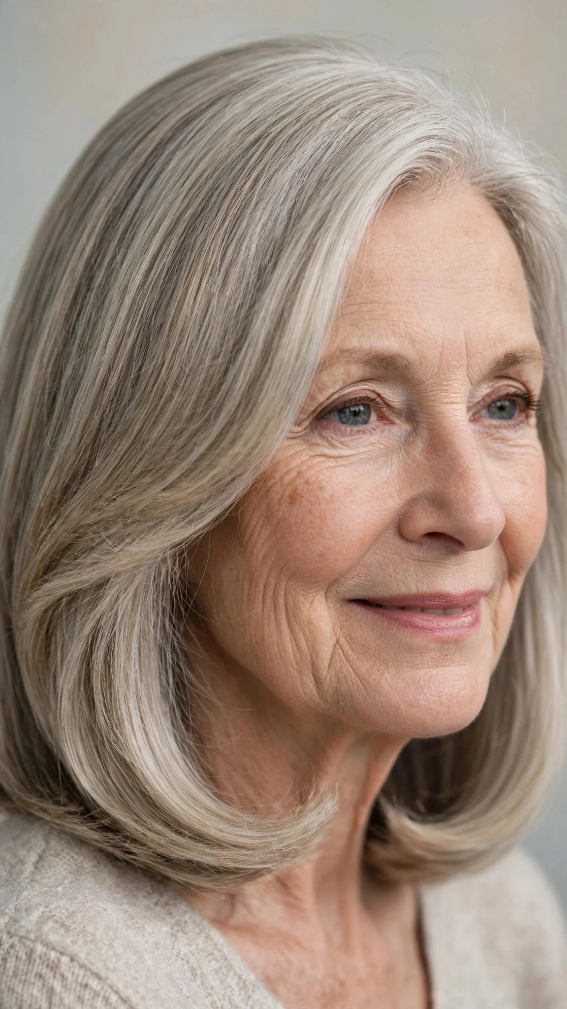 Gentle Shoulder-Length Layers