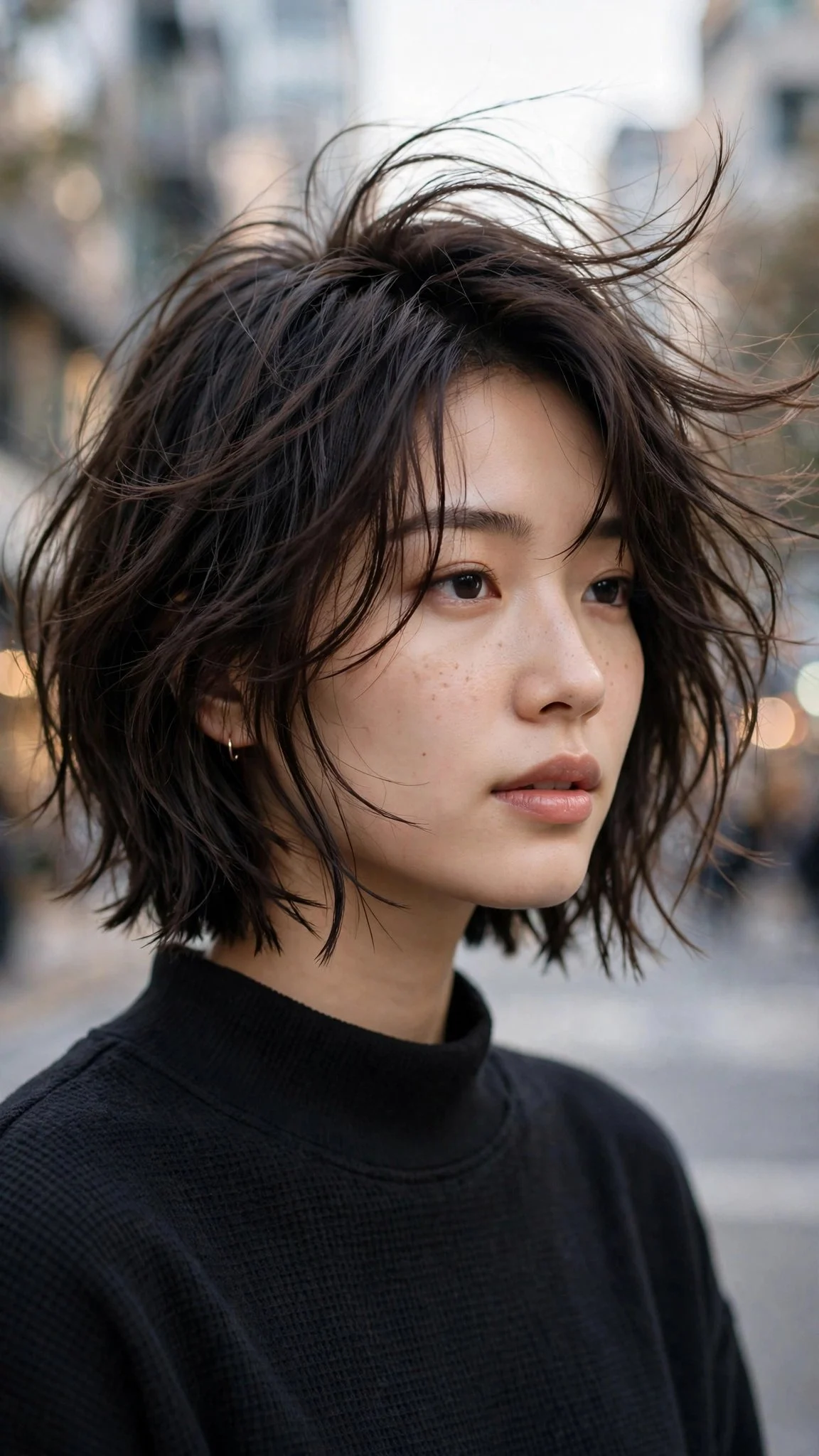 Textured Chin Bob