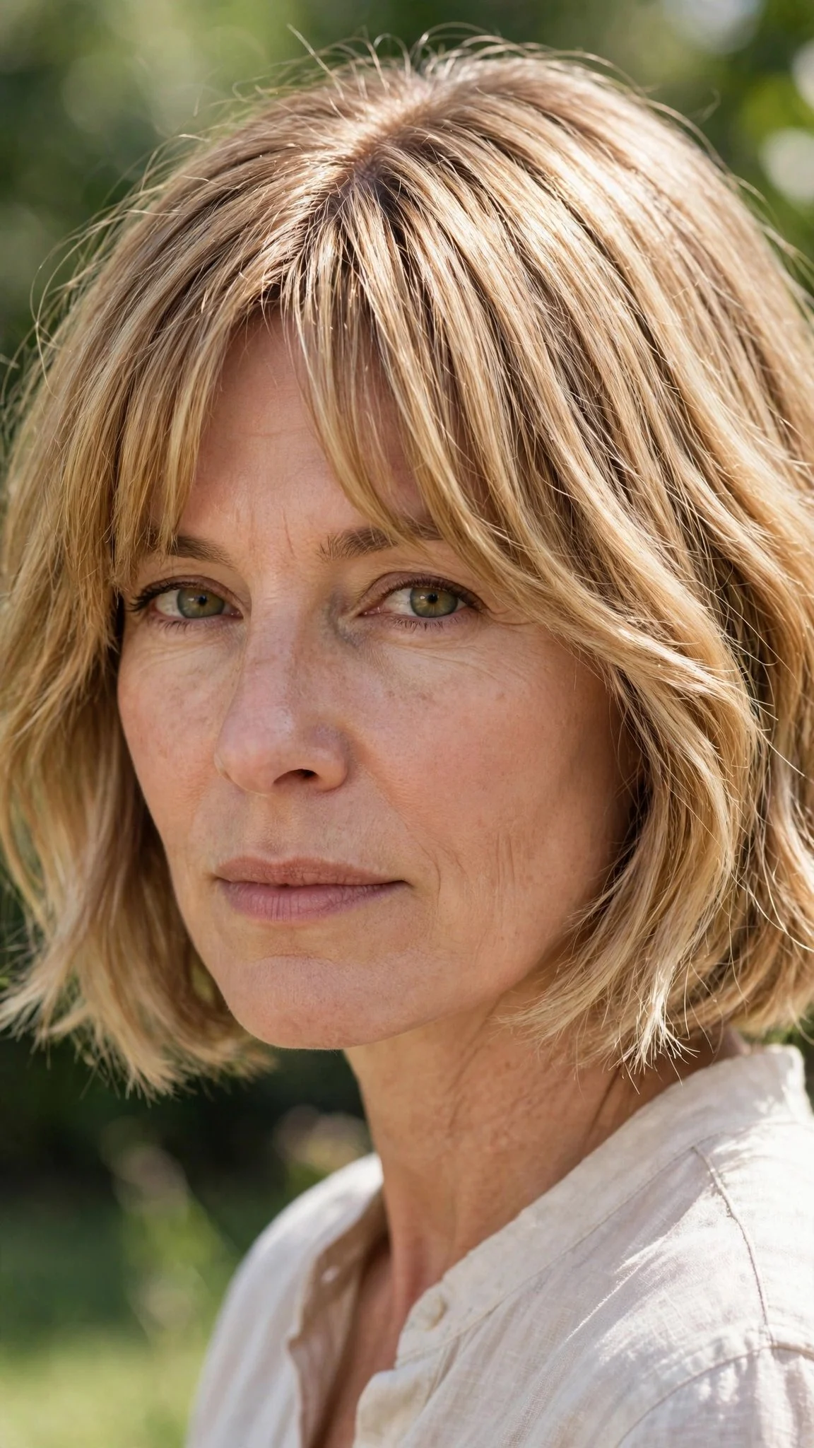 Curtain Fringe French Bob