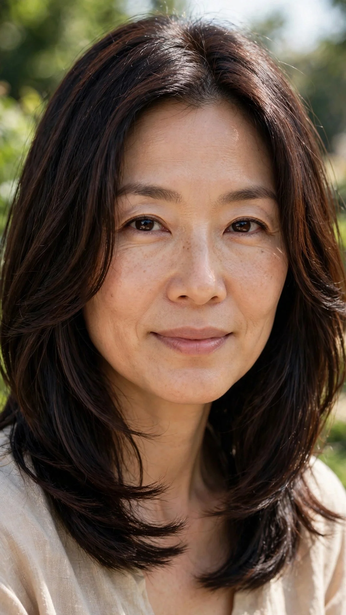 Collarbone Lob With Face-Framing Layers