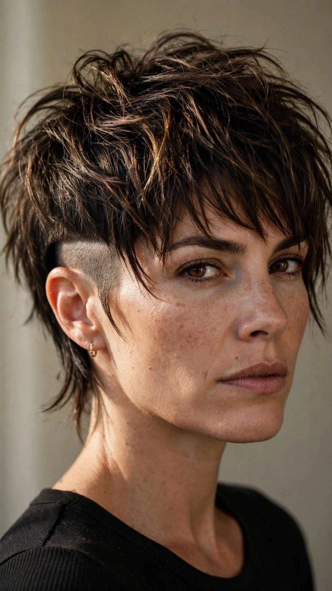 Shaggy Pixie with Undercut