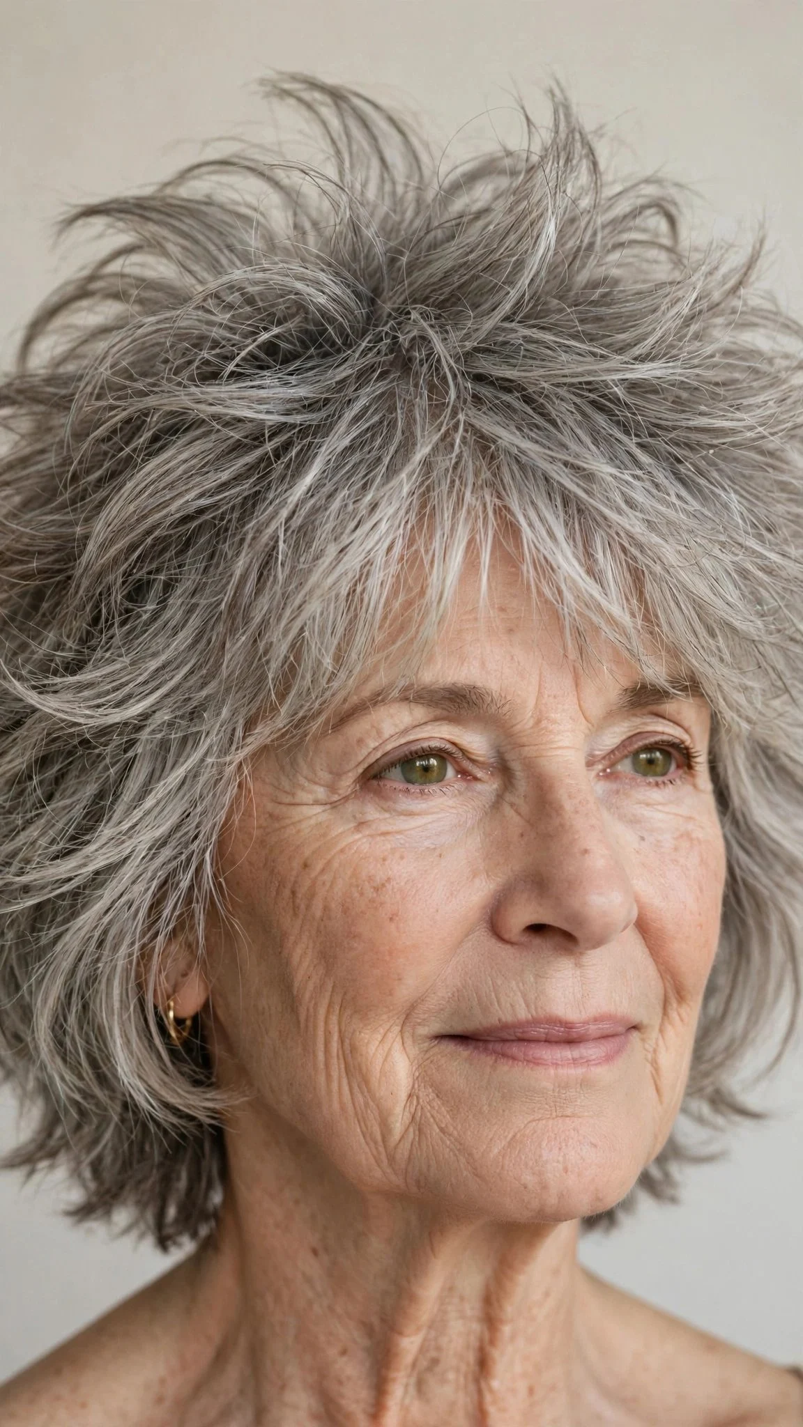 Voluminous Chin-Length Shag