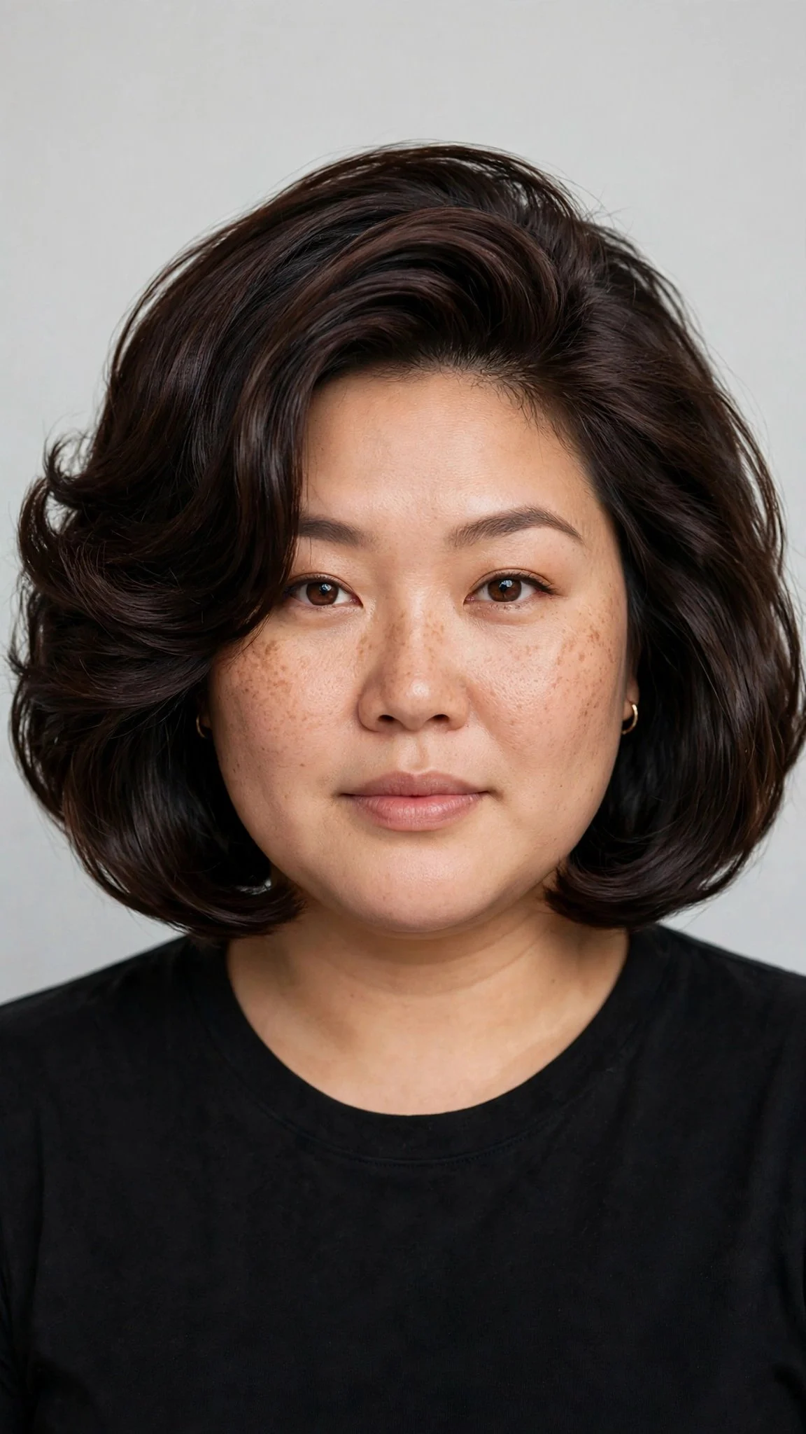 Voluminous Chin-Length Bob