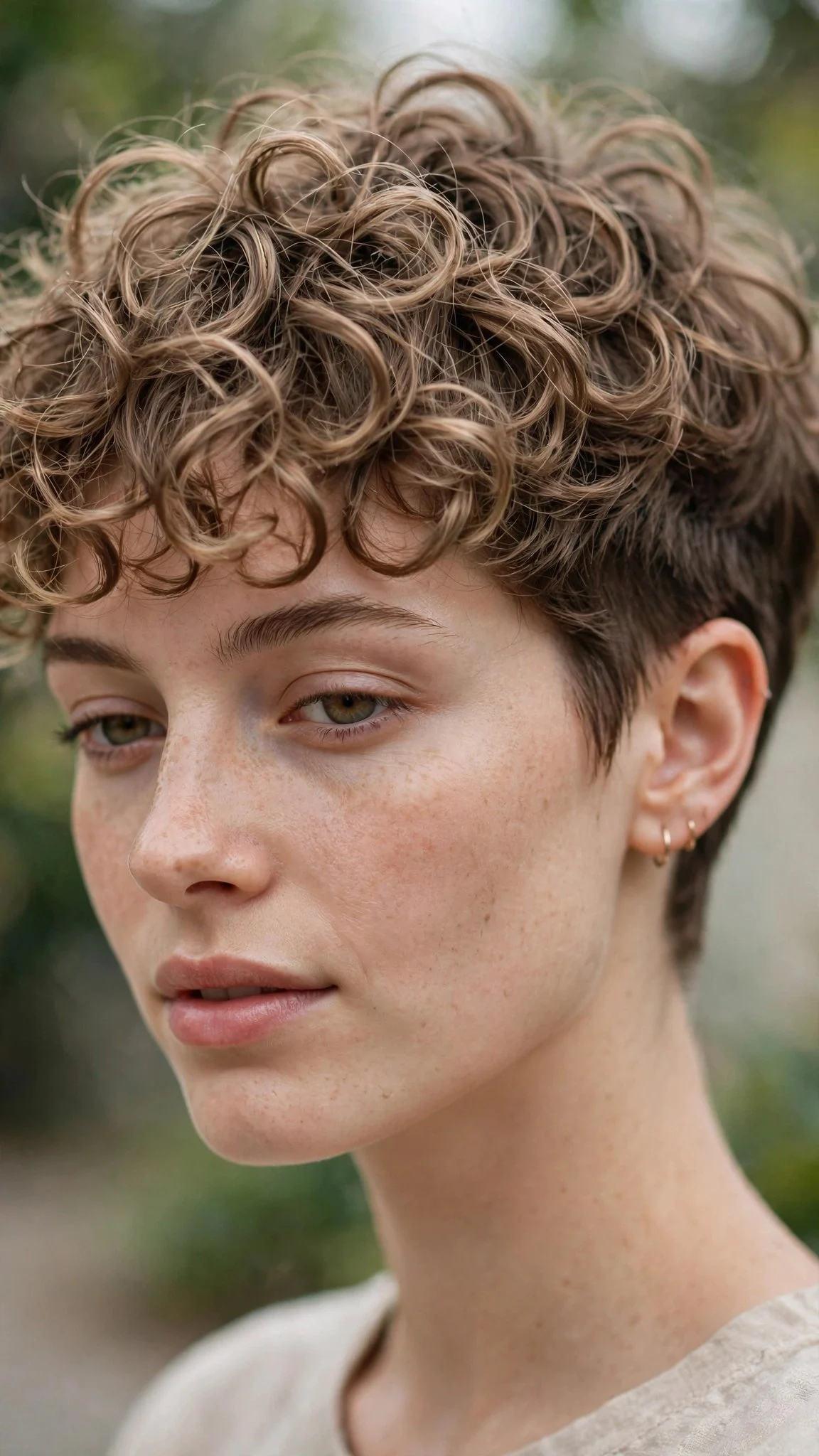Soft Curly Pixie