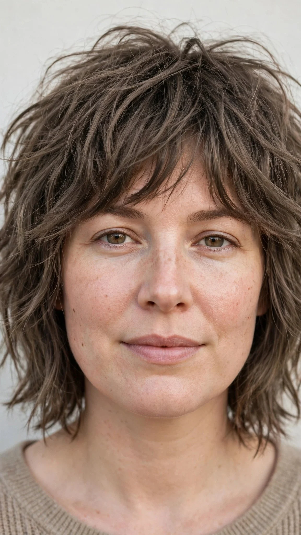Tousled Shaggy Bob