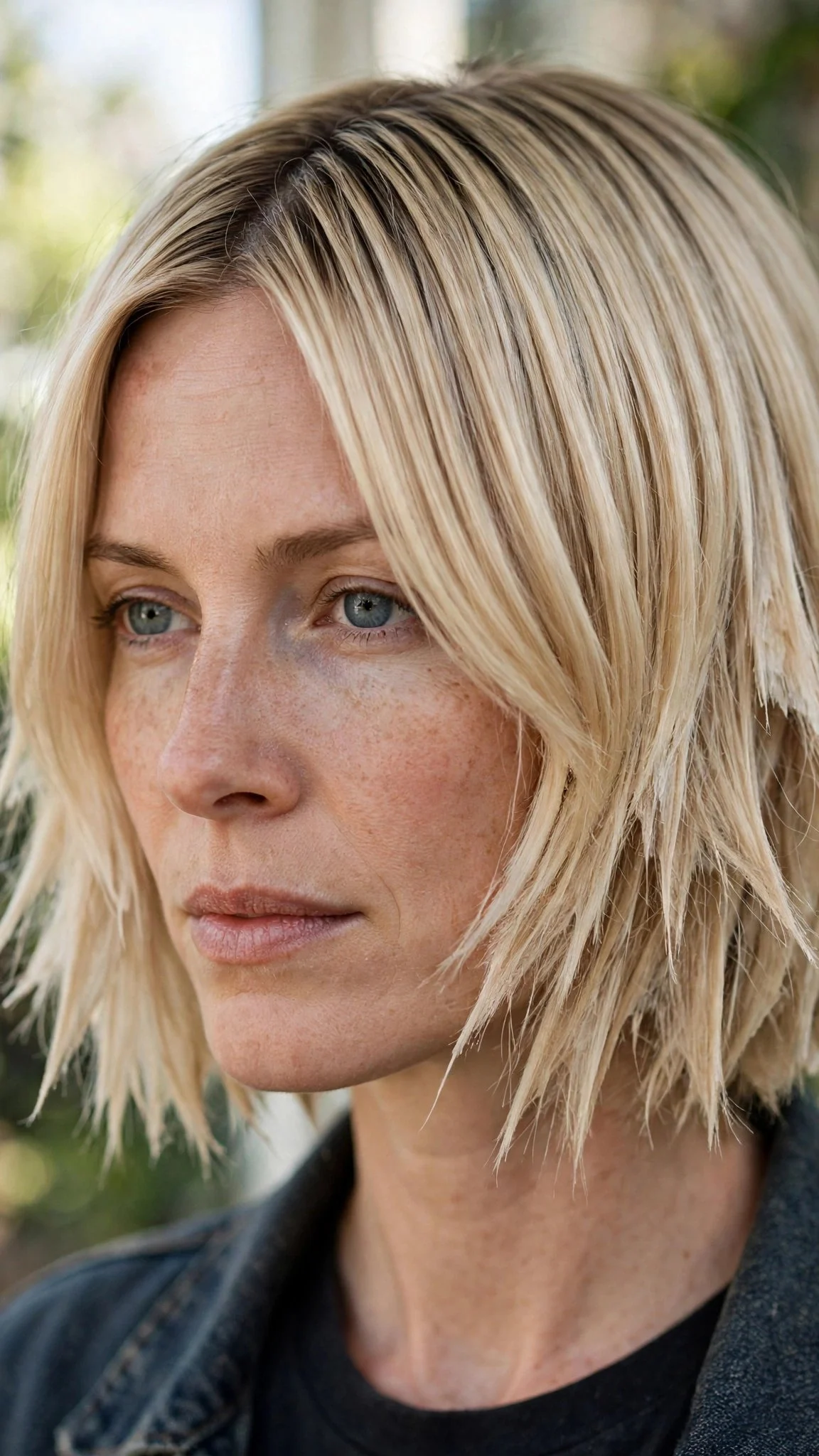 Shag Bob with Shattered Ends