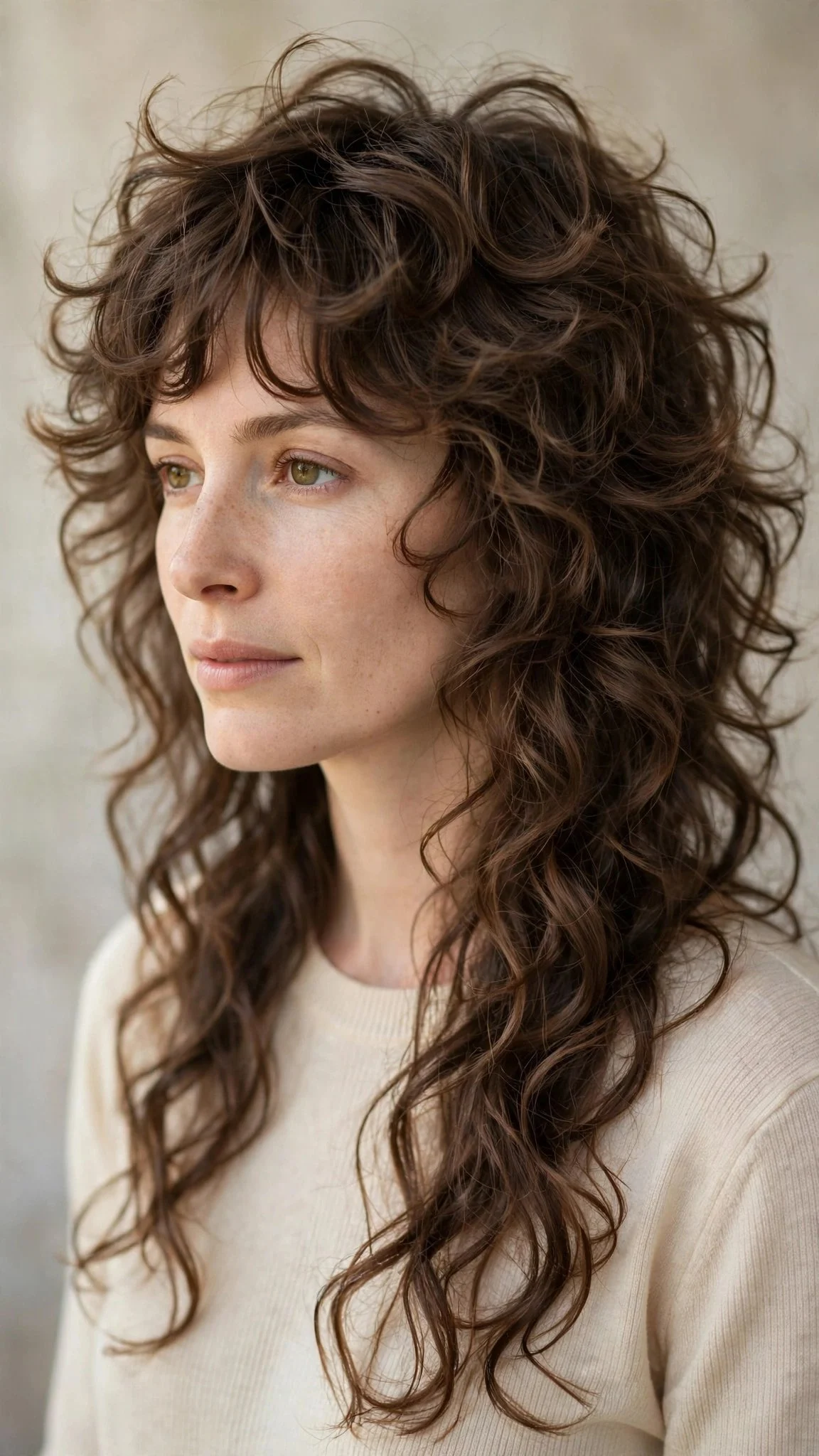 Butterfly Cut For Curly Hair
