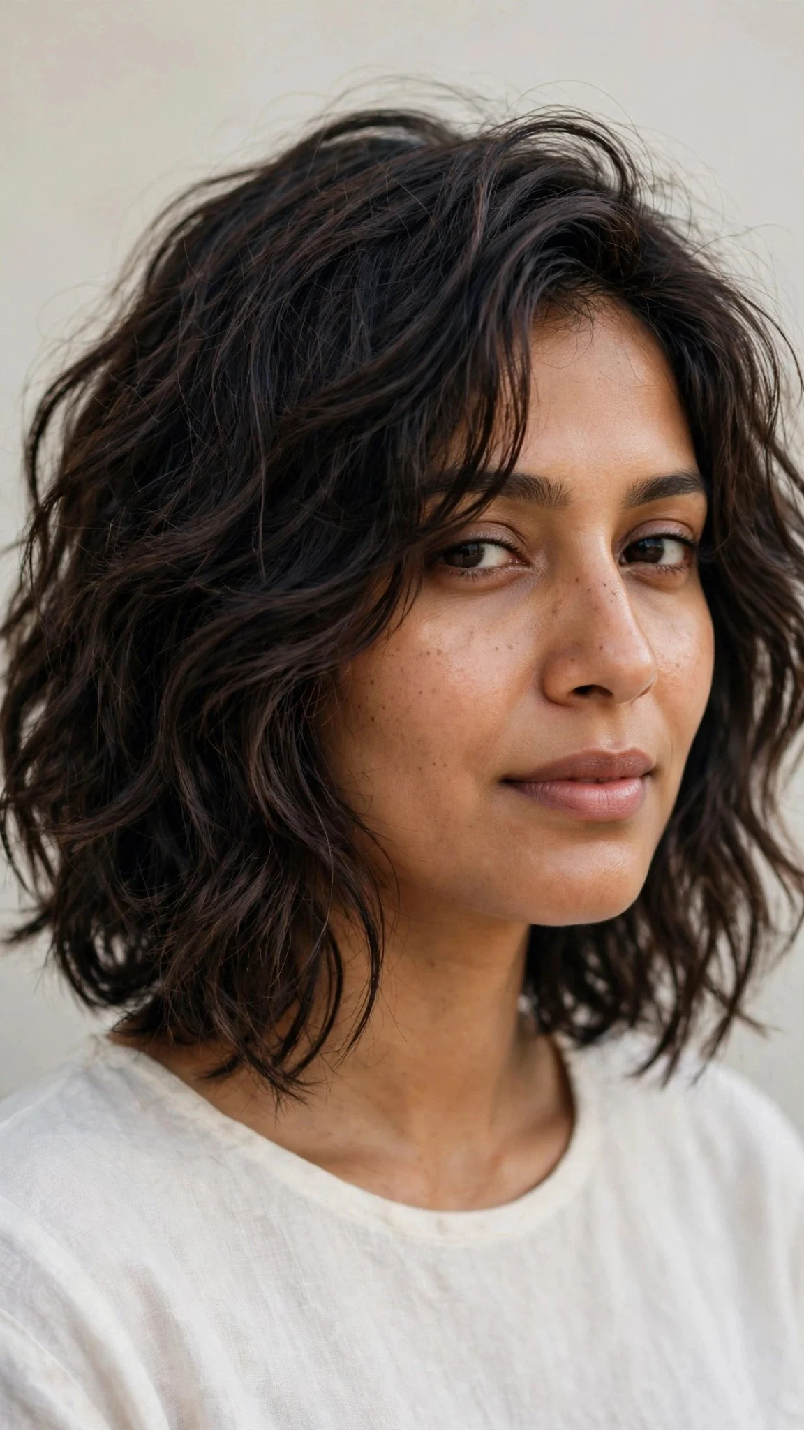 Wavy Shaggy Bob