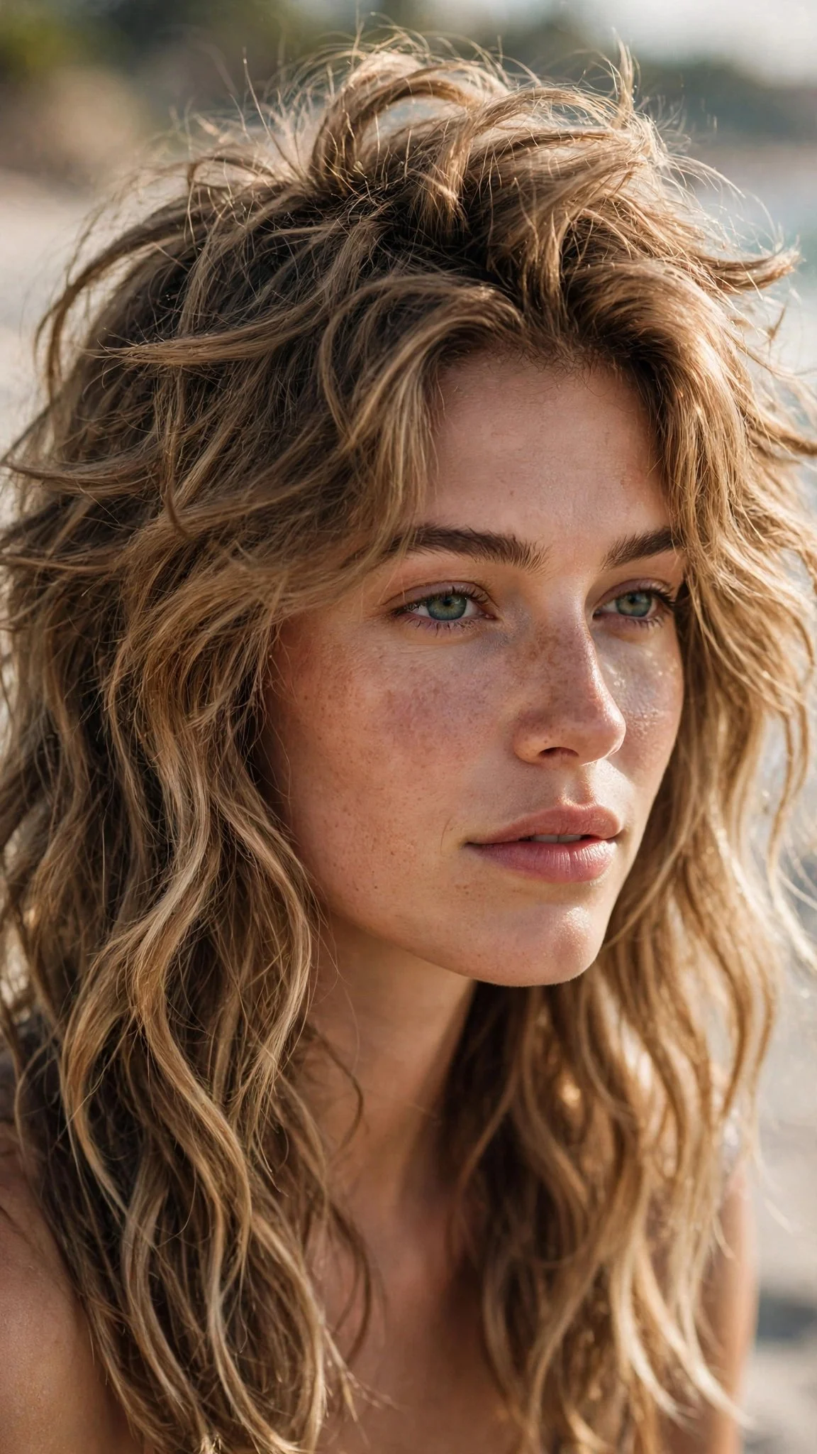Tousled Beach-Wave Wolf