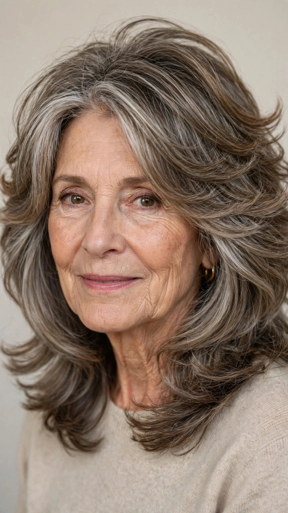 Bouncy Shoulder-Length Layers