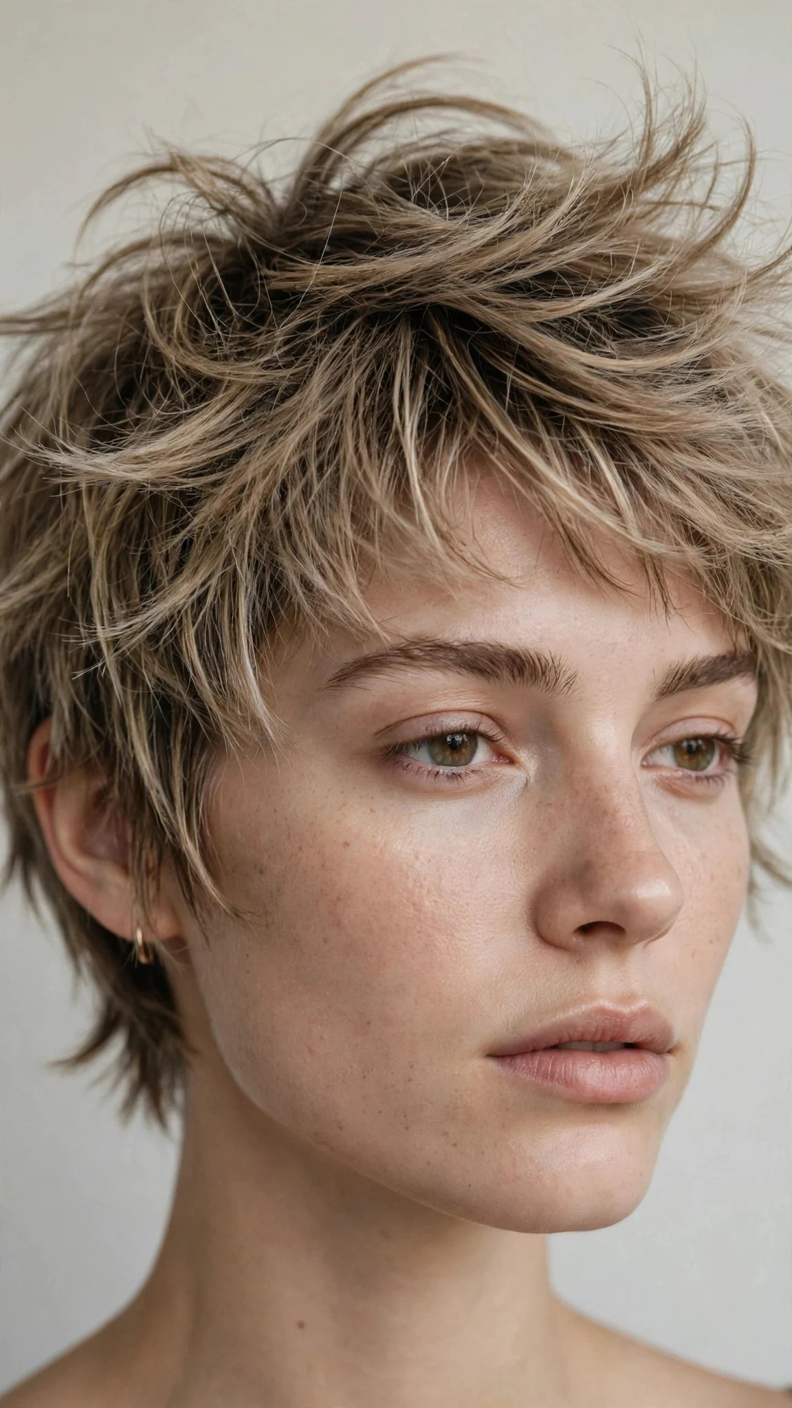 Razor-Cut Short Shag