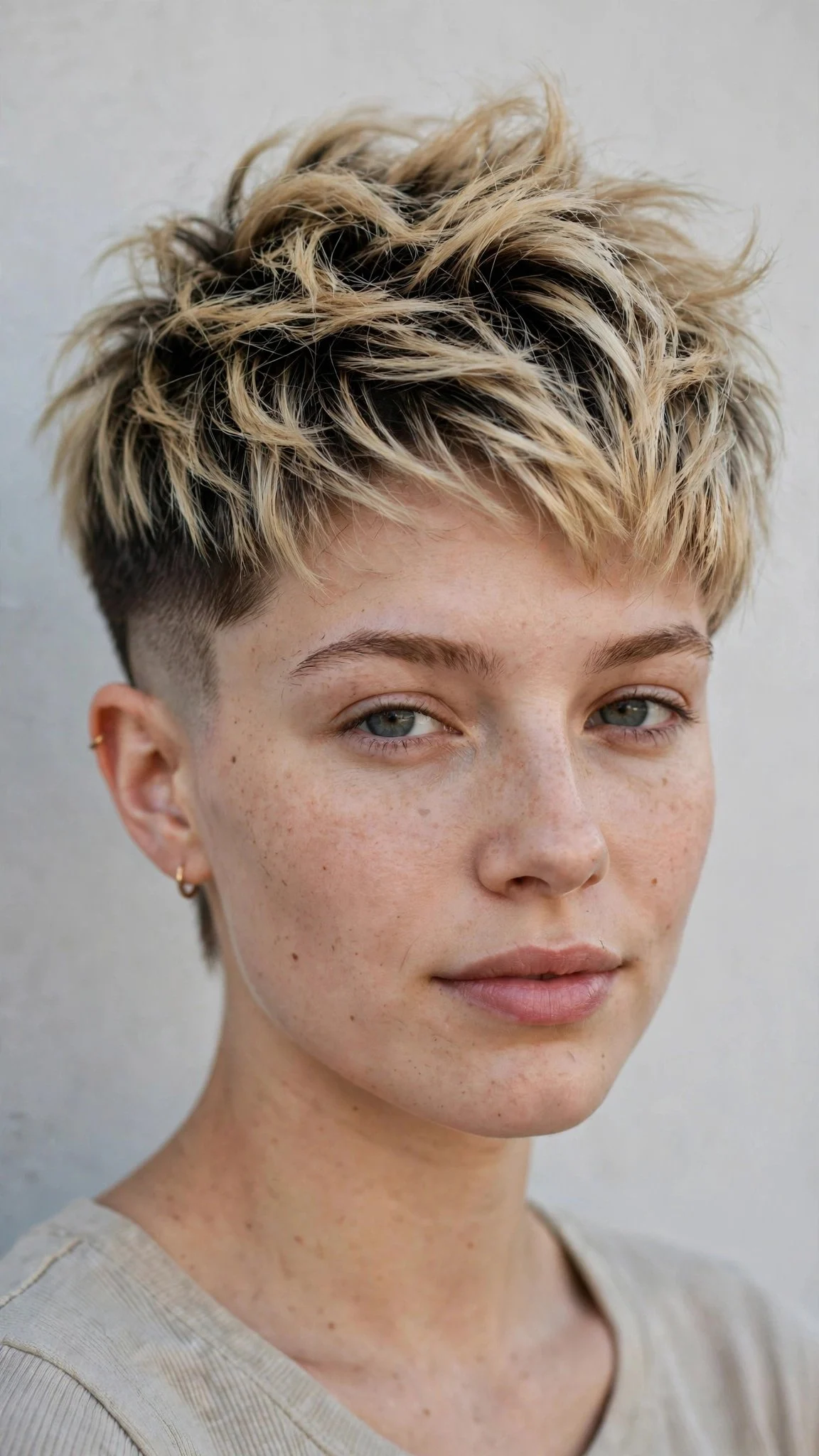 Undercut Pixie with a Textured Crown