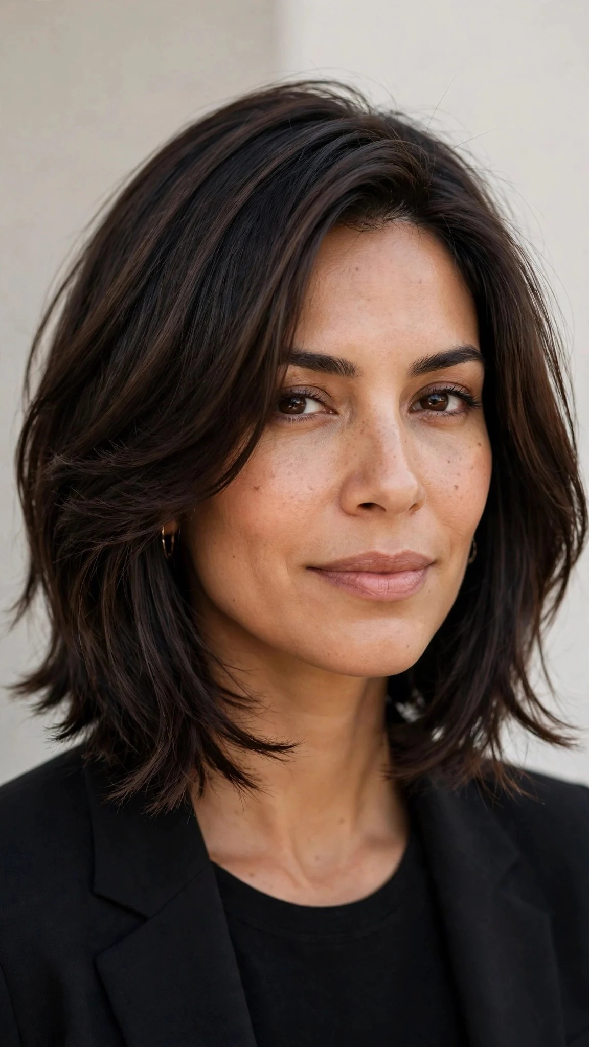 Sleek-But-Shaggy Shag Bob