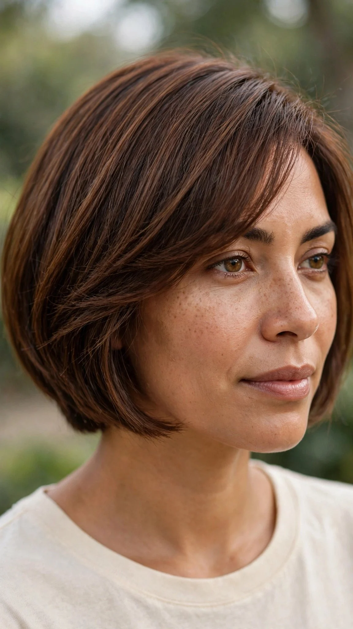 Short Bob With Side Bangs