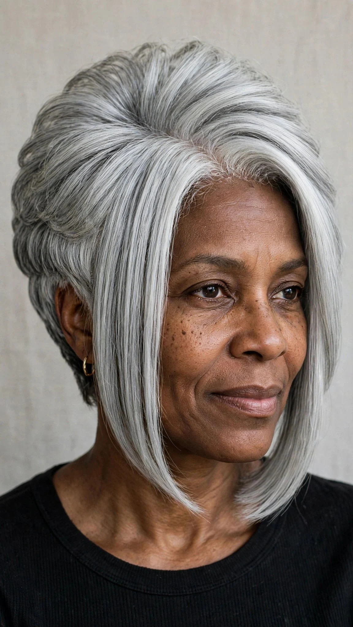 Silver Stacked Bob