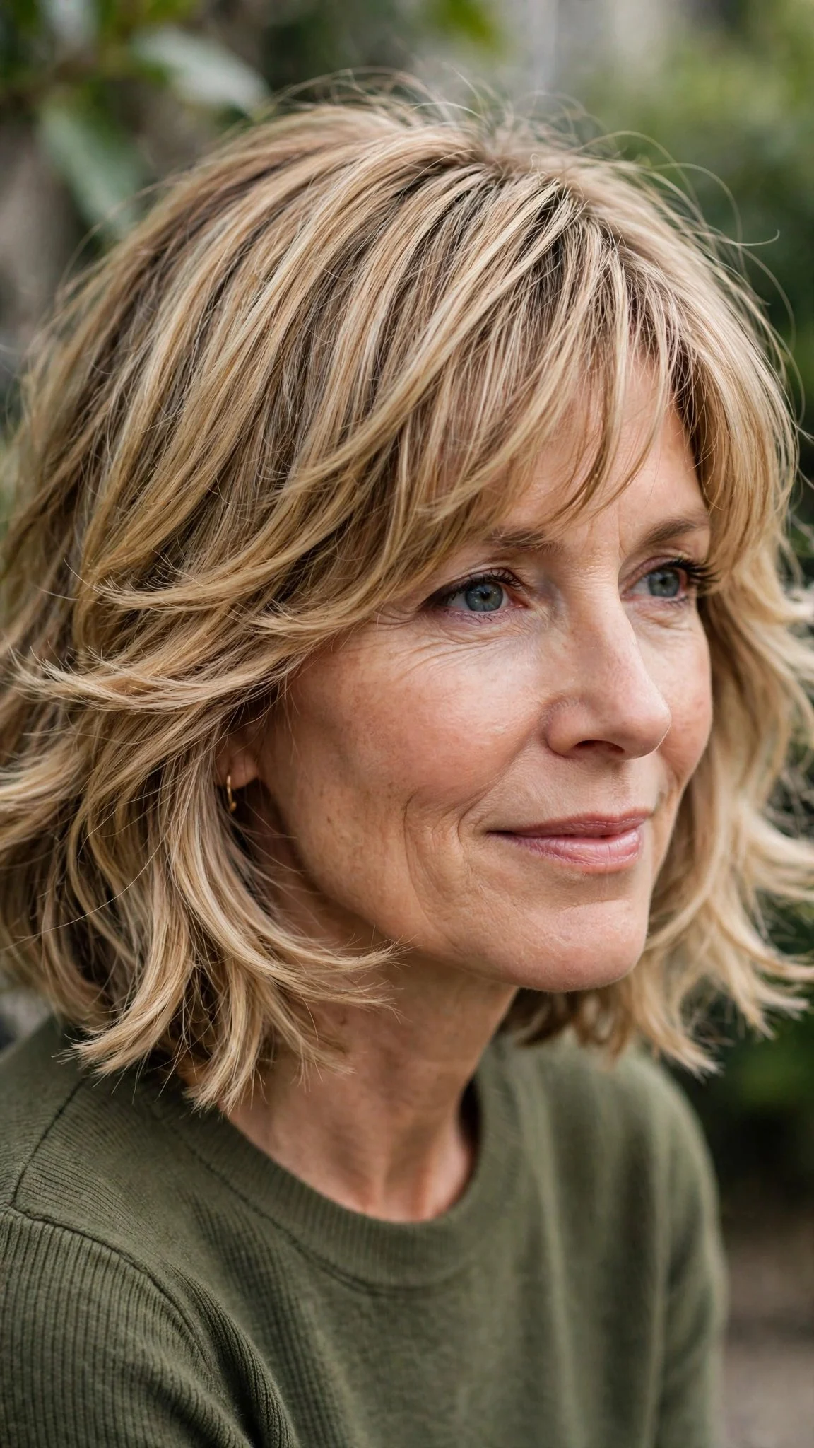 Feathered Bob With Flicked Ends