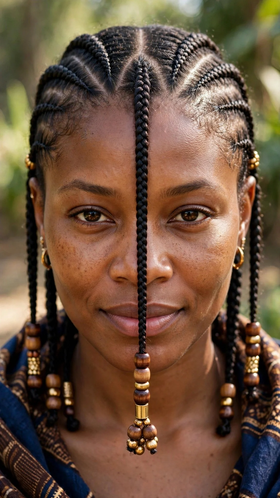 Fulani Braids With Beads