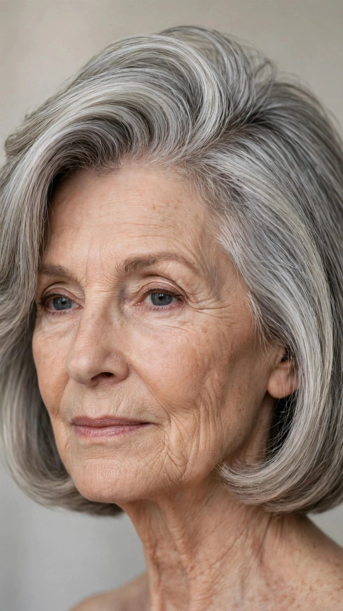 Side-Parted Voluminous Bob