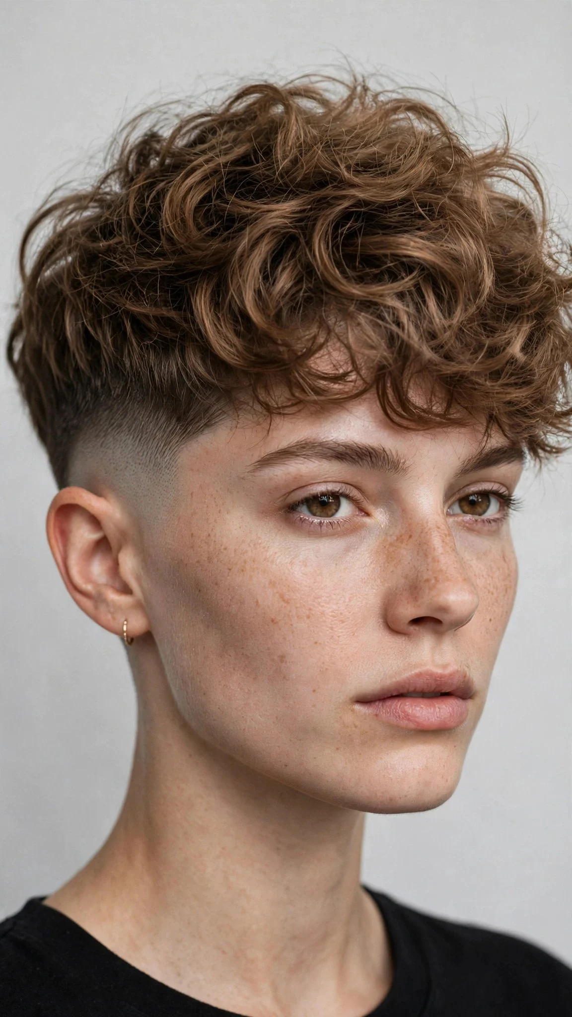 Undercut Wavy Pixie