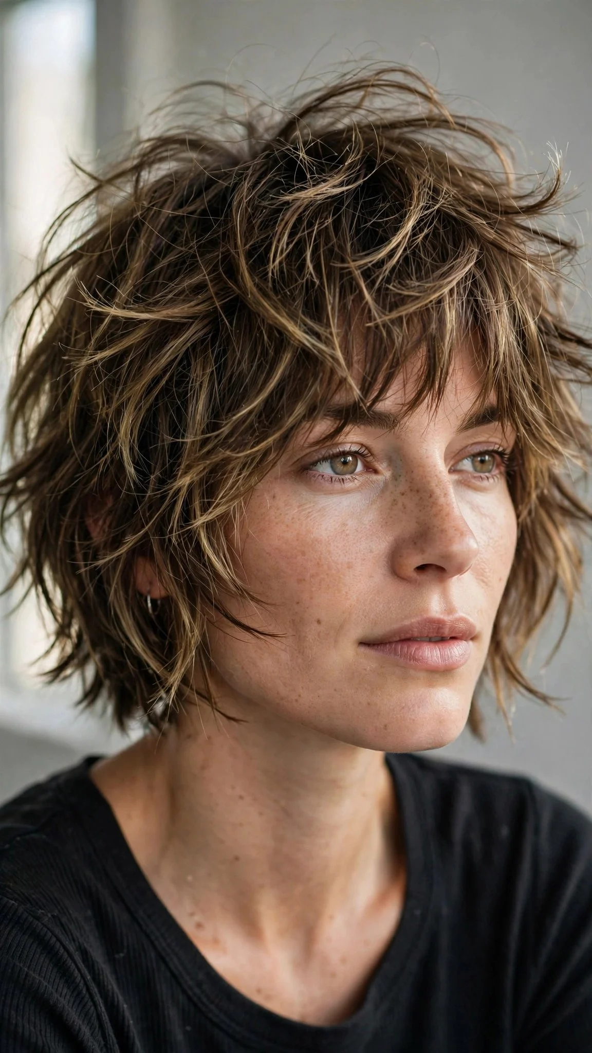 Shaggy Layered Bob