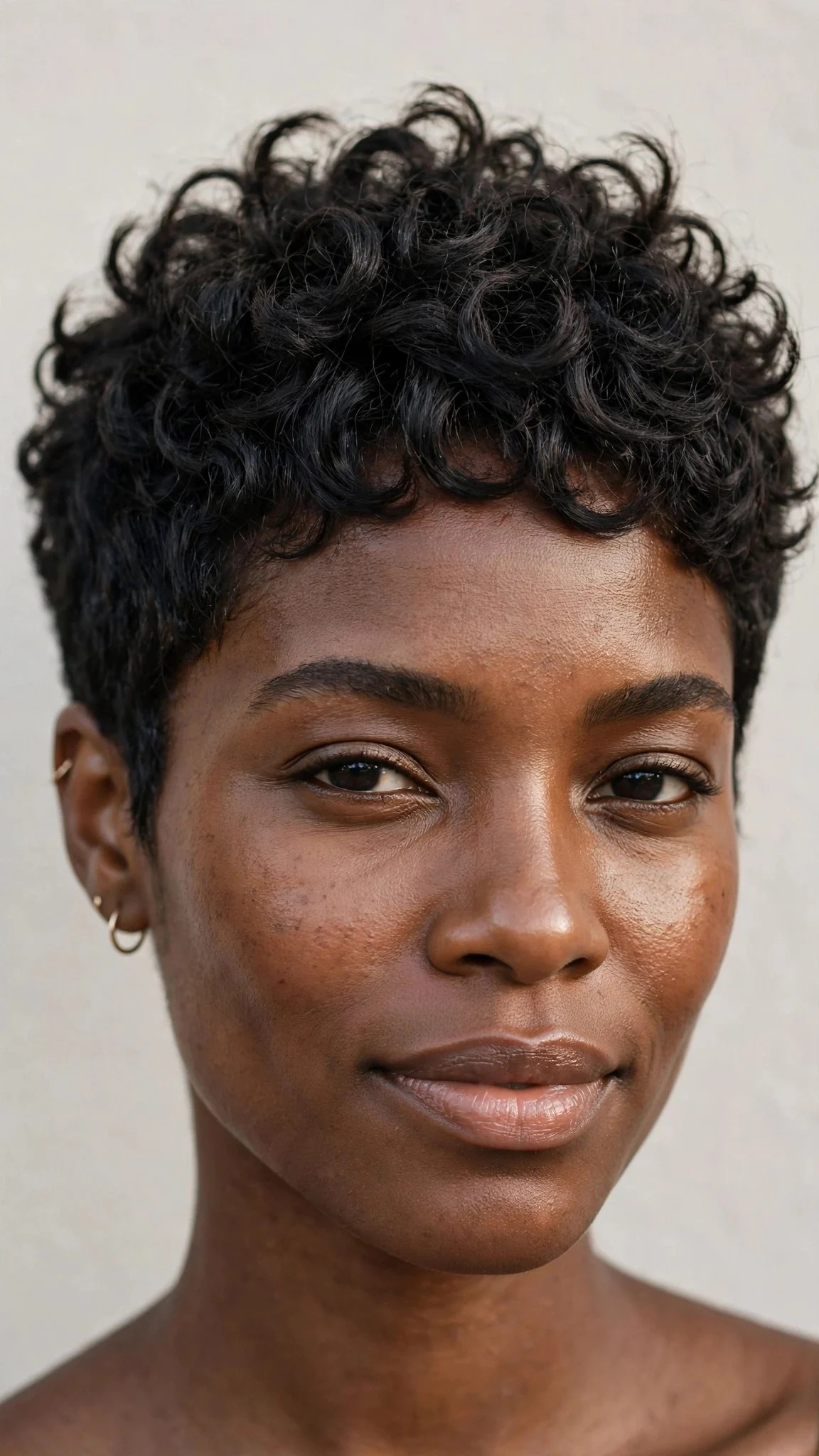 The Curly Textured Pixie