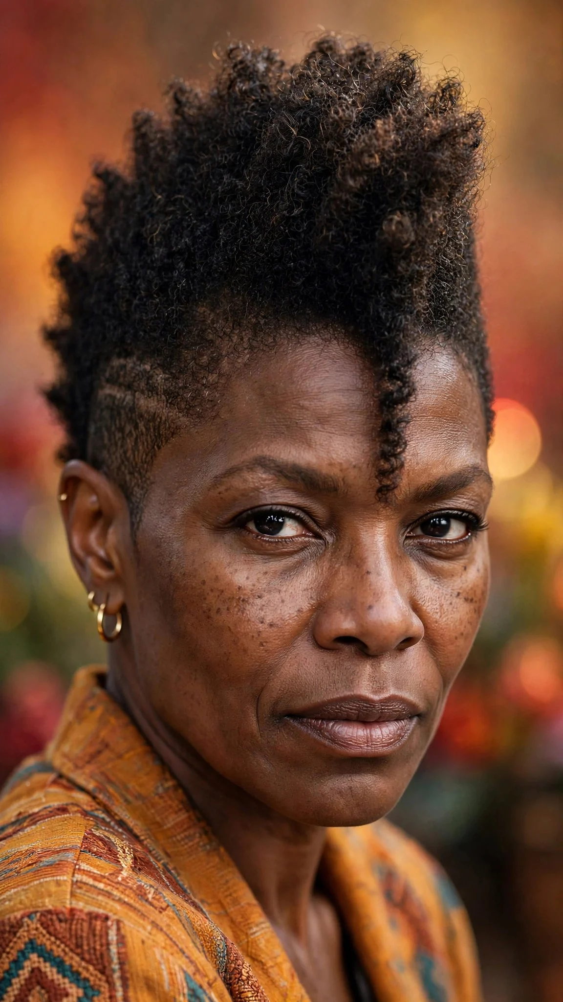 Coily Frohawk Pixie