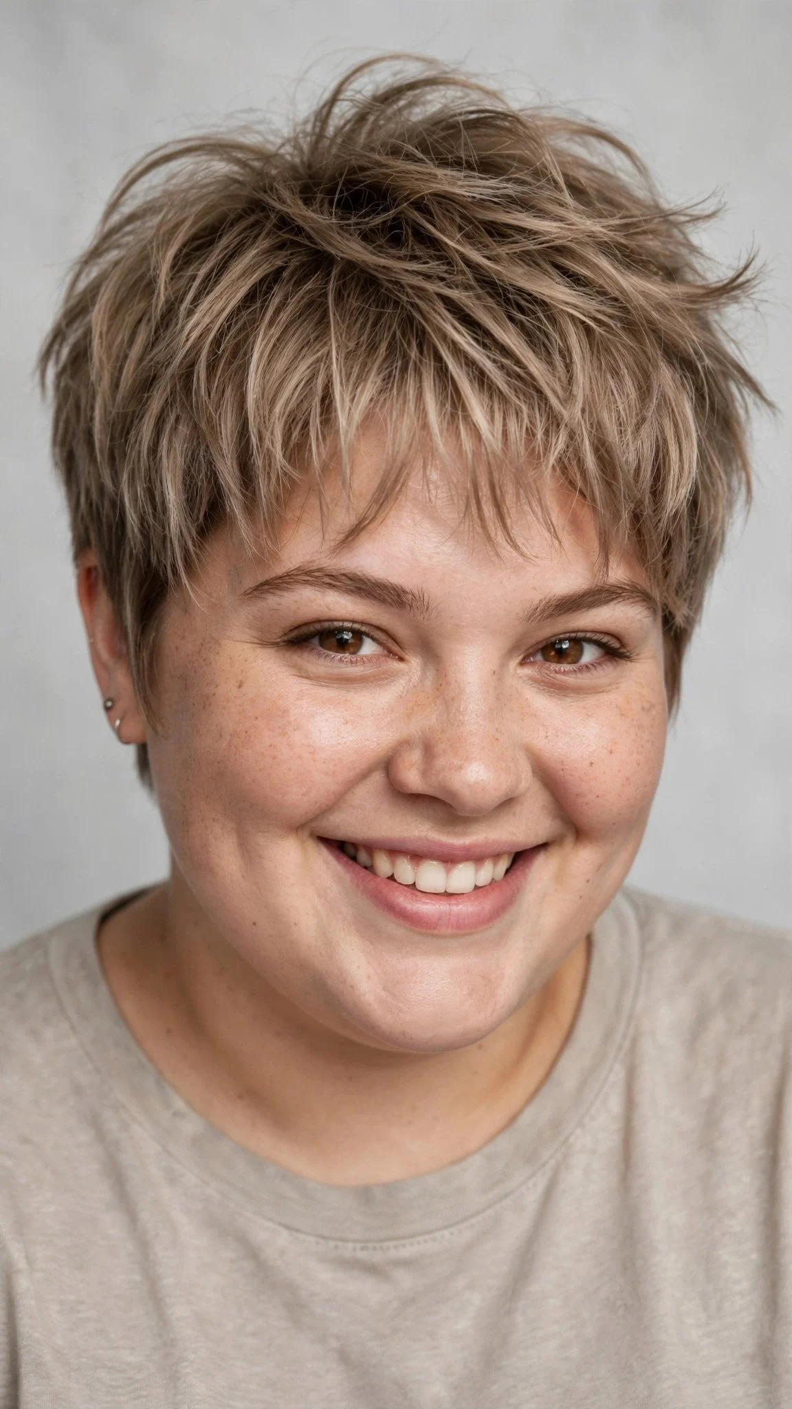 Wispy Bangs Pixie