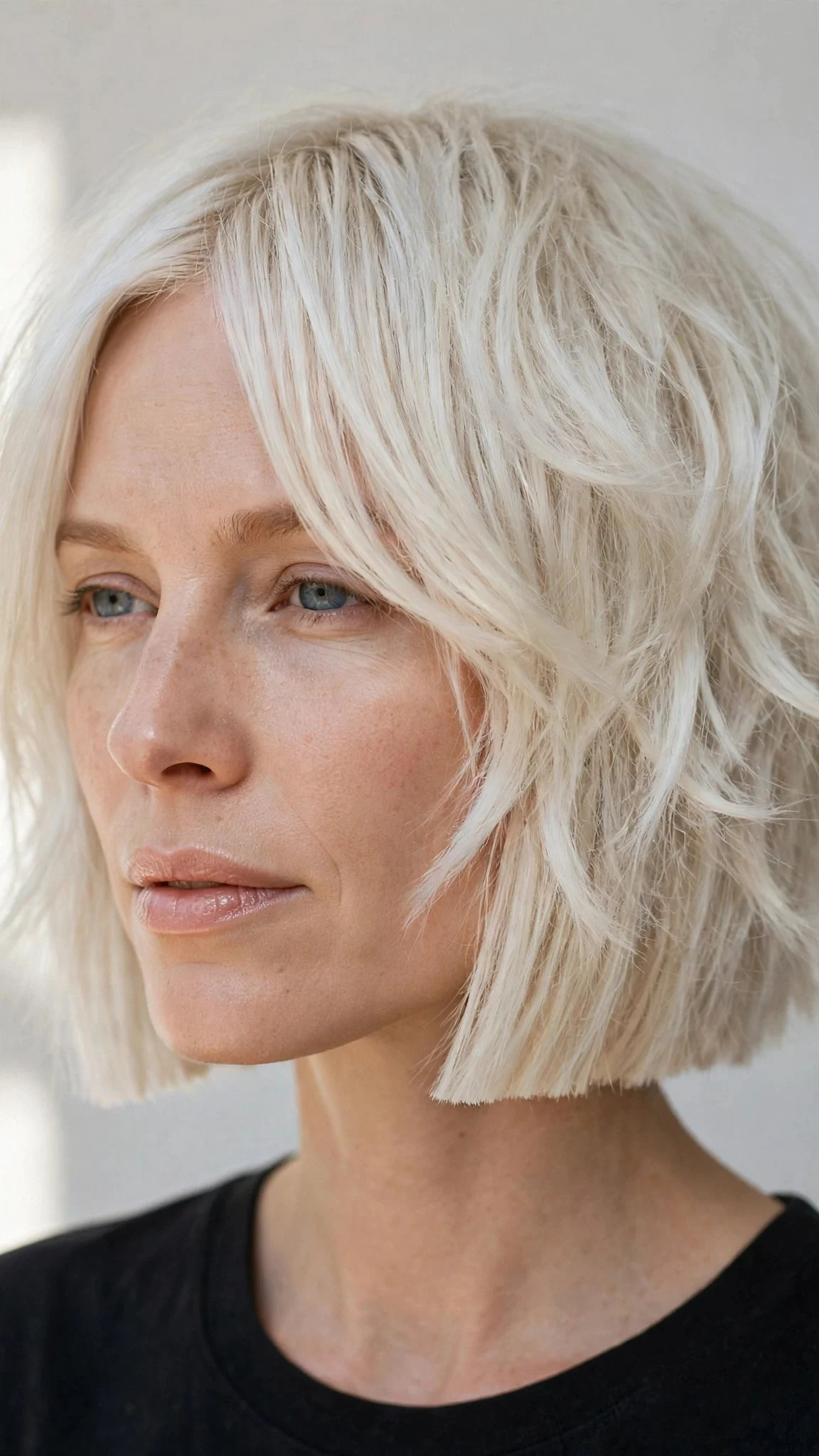 The Blunt-Edge Shag Bob