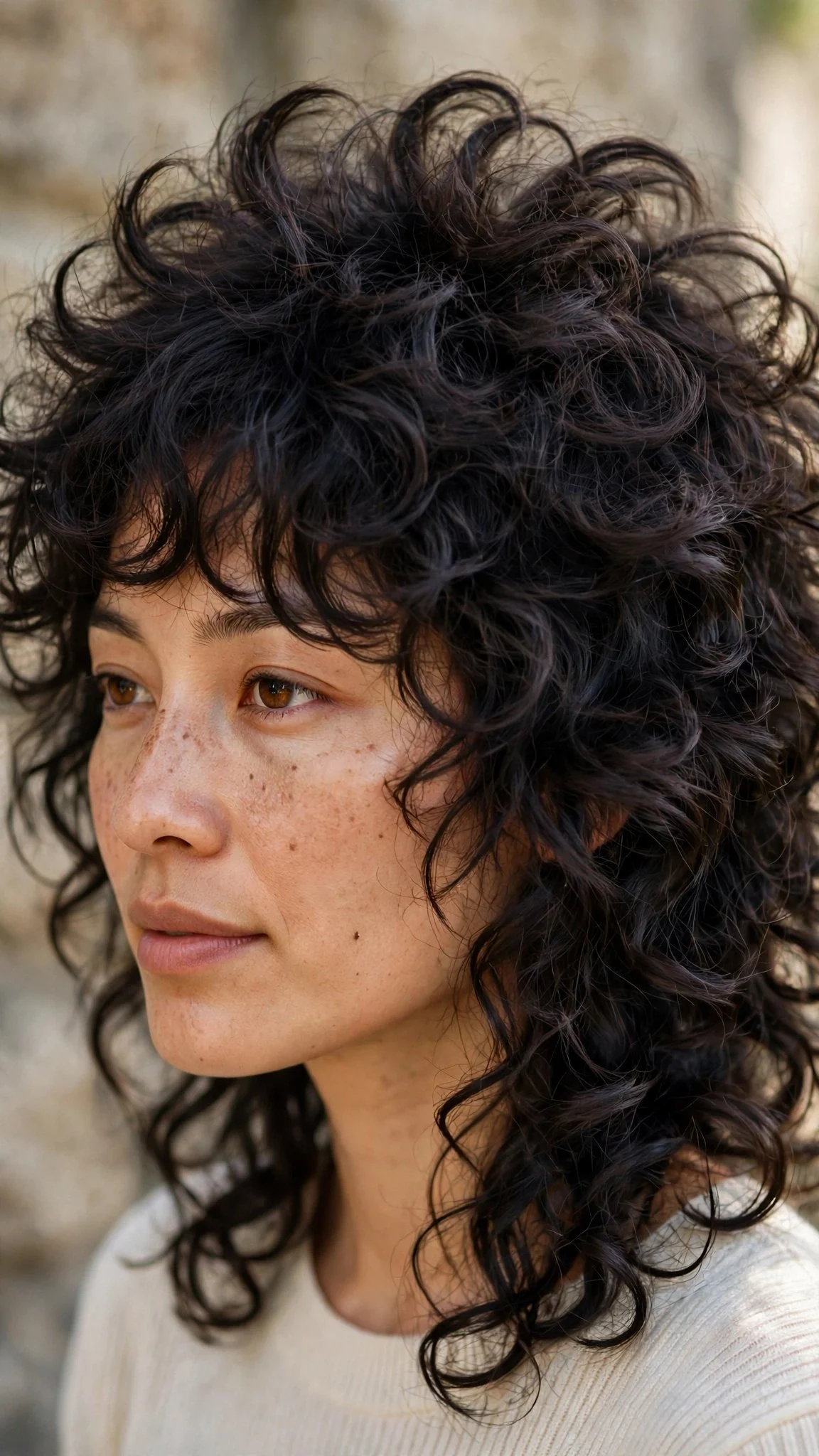 Curly Wolf with Airy Layers