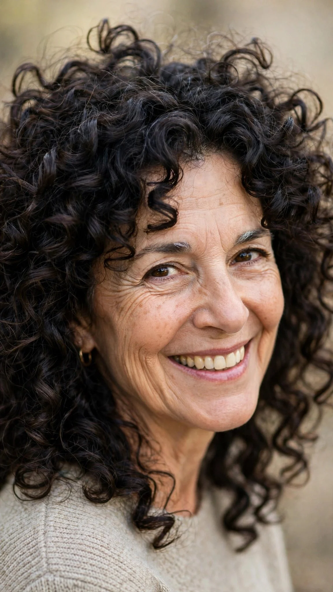 Curly Voluminous Mid-Length