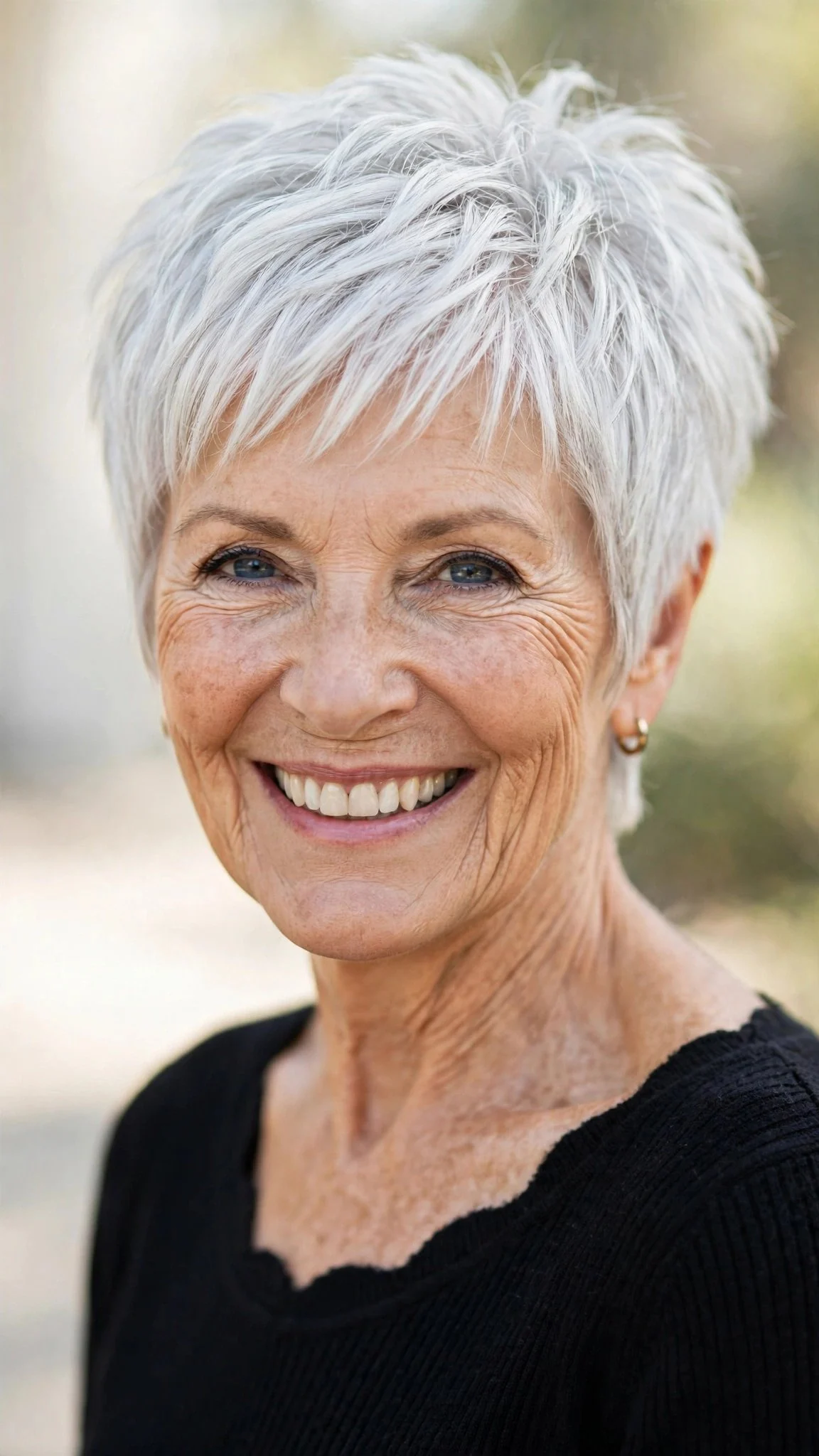 Pixie-Length Shag with Choppy Layers