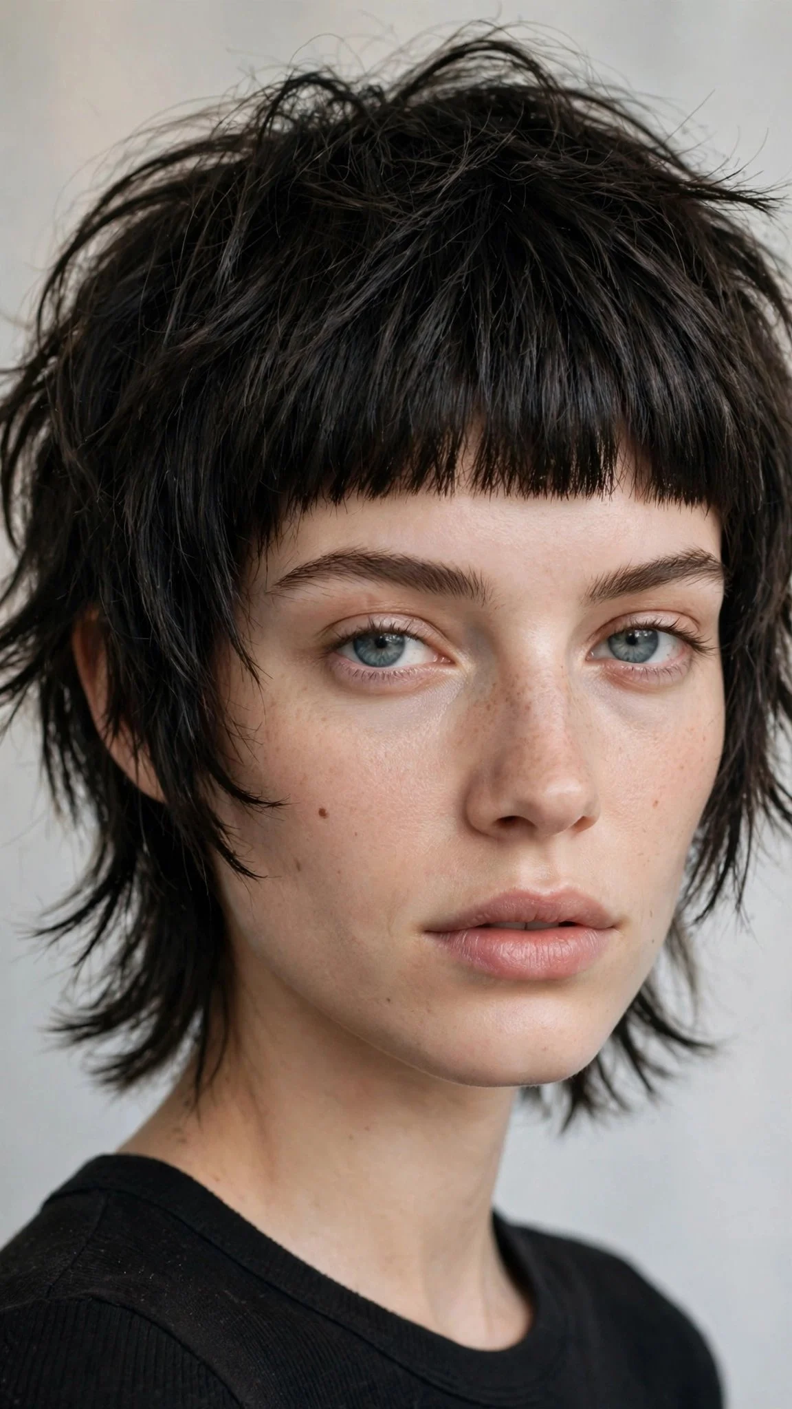 Blunt Fringe Short Shag