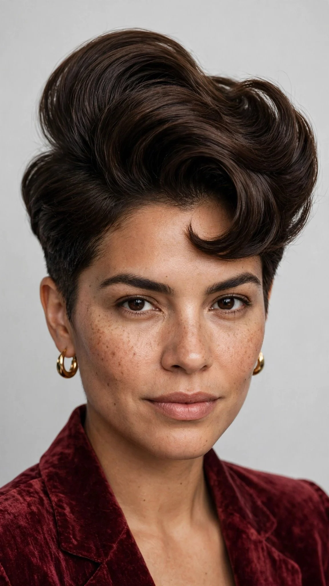 Voluminous Quiff Pixie